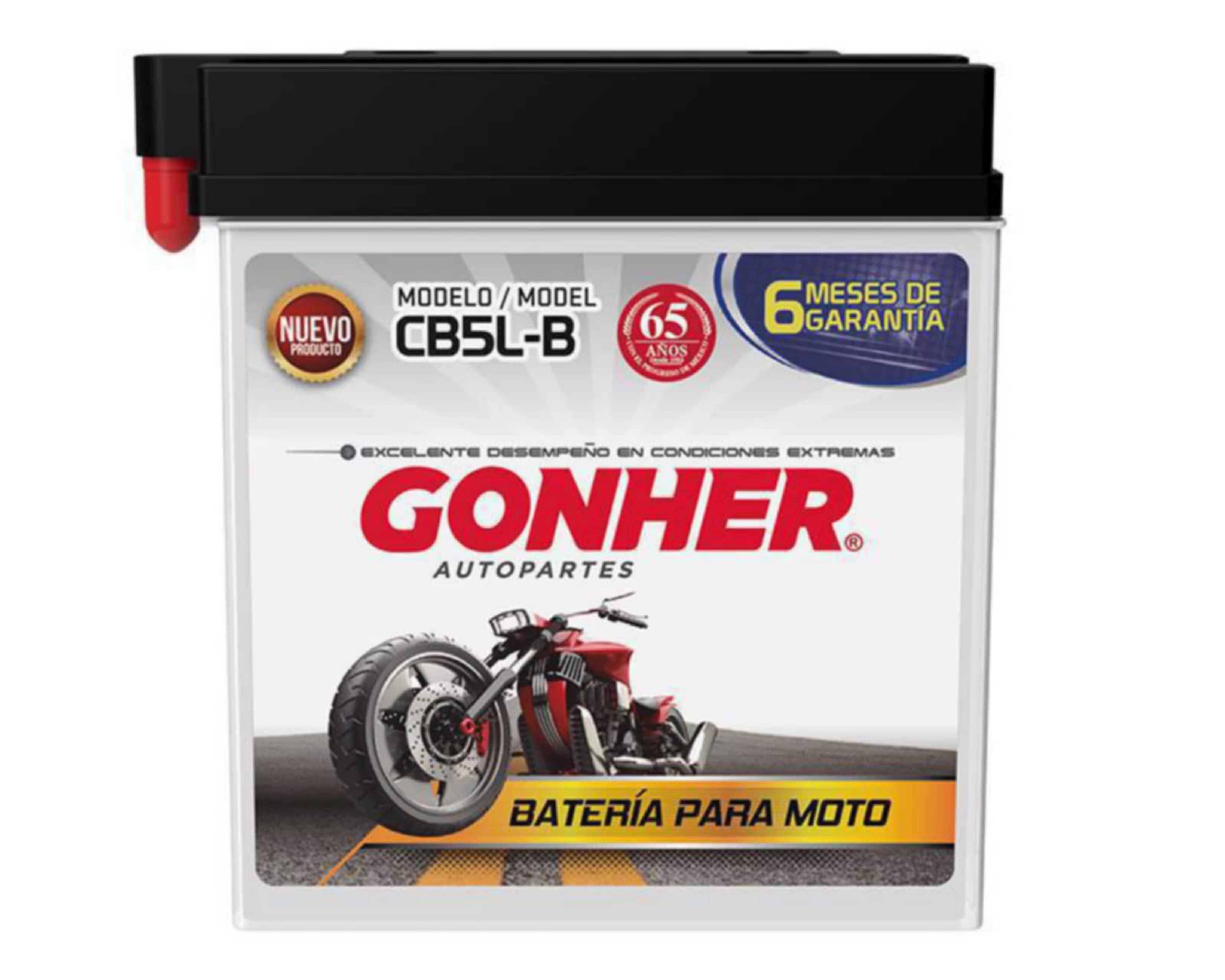 Foto 2 pulgar | Batería para Motocicleta Gonher CB5L-B