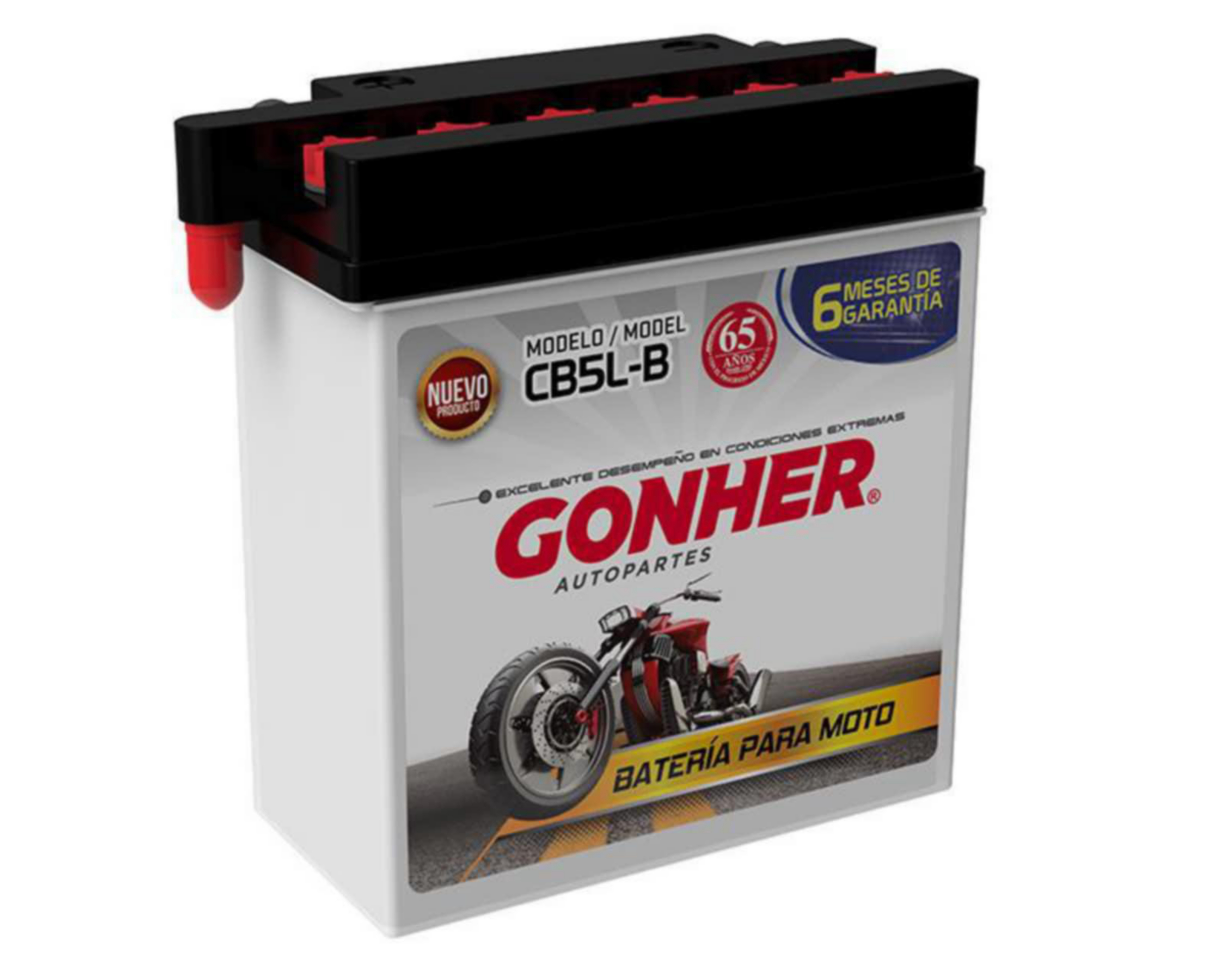 Foto 2 | Batería para Motocicleta Gonher CB5L-B