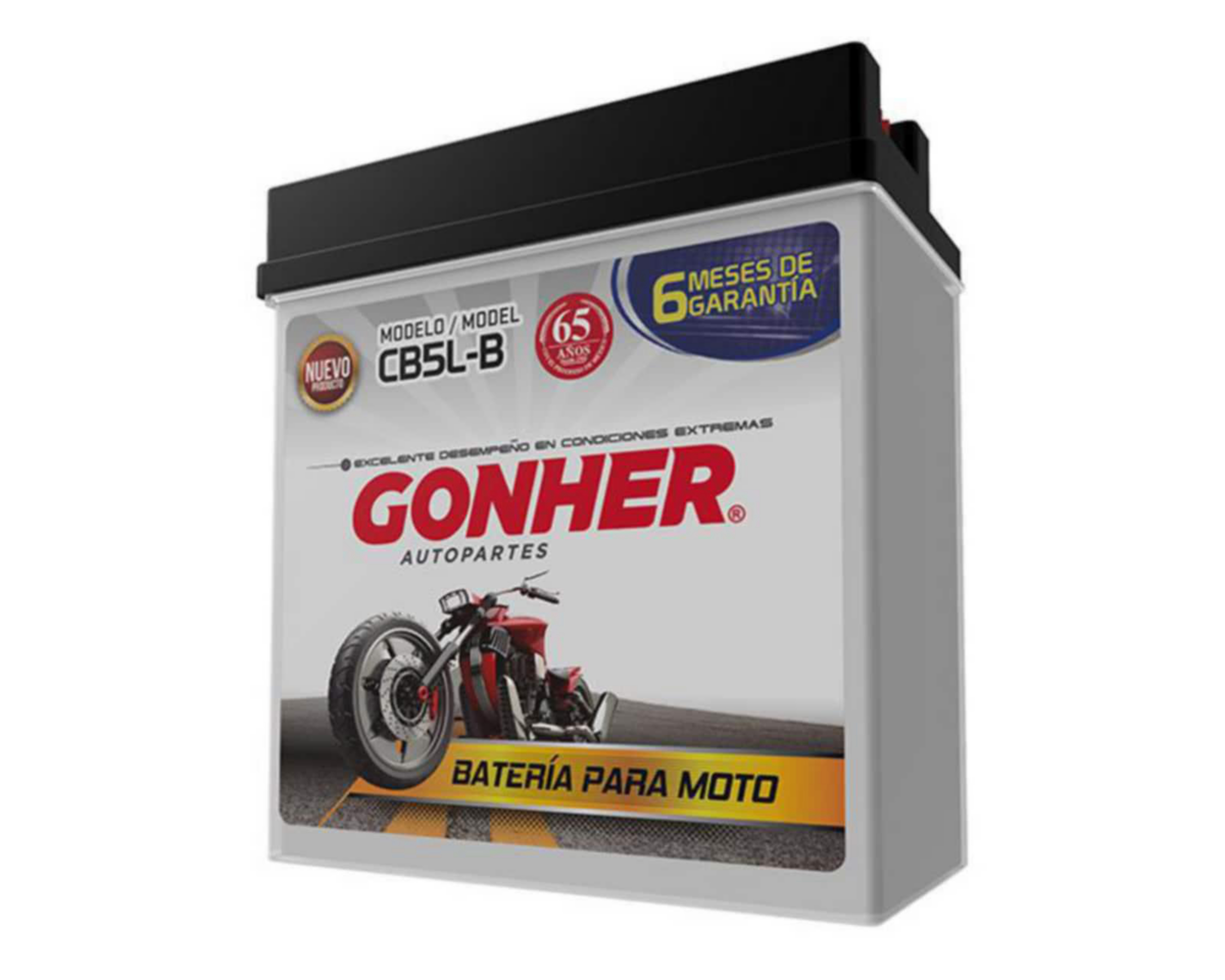 Foto 4 pulgar | Batería para Motocicleta Gonher CB5L-B