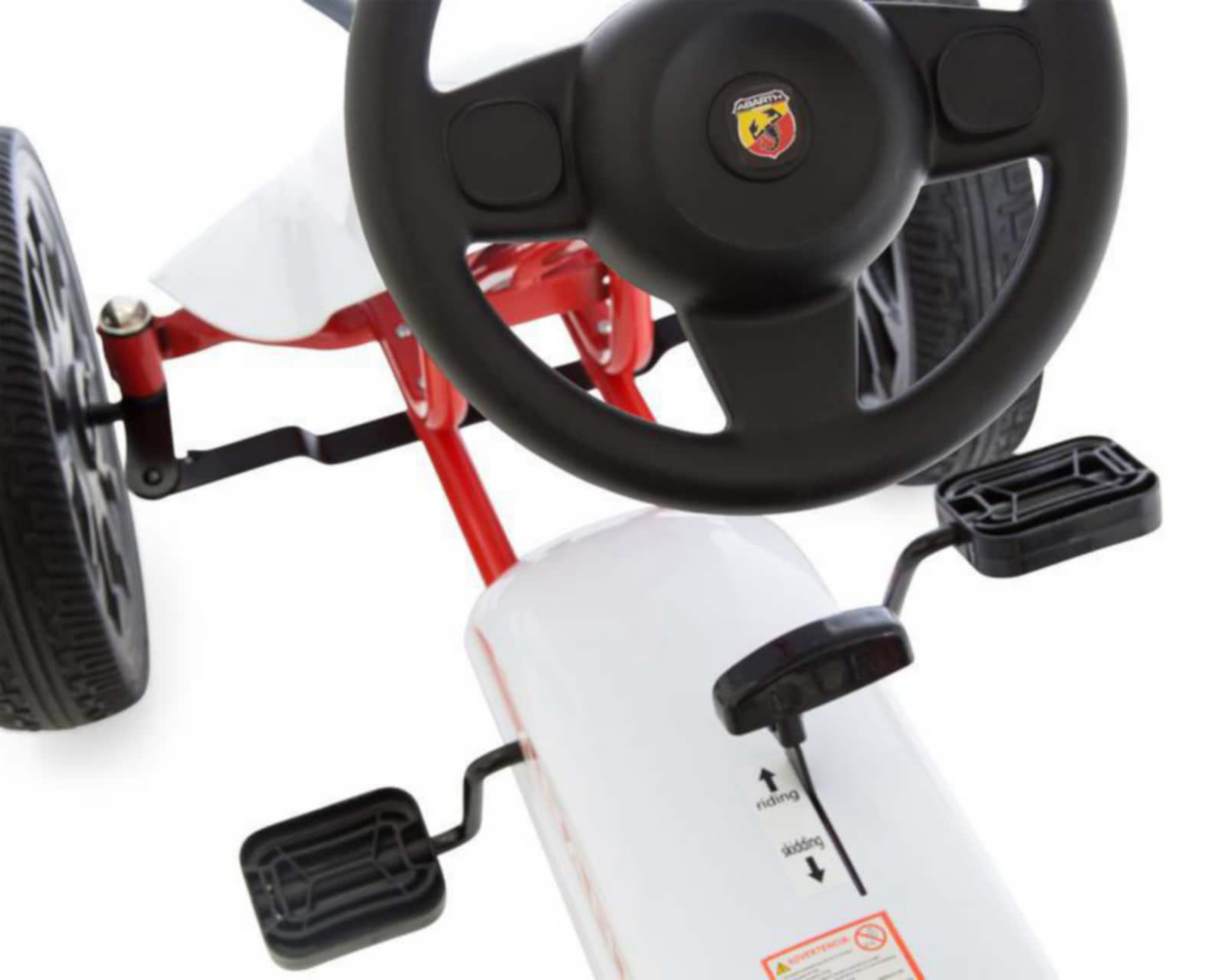 Foto 5 pulgar | Montable Go Kart Blanco