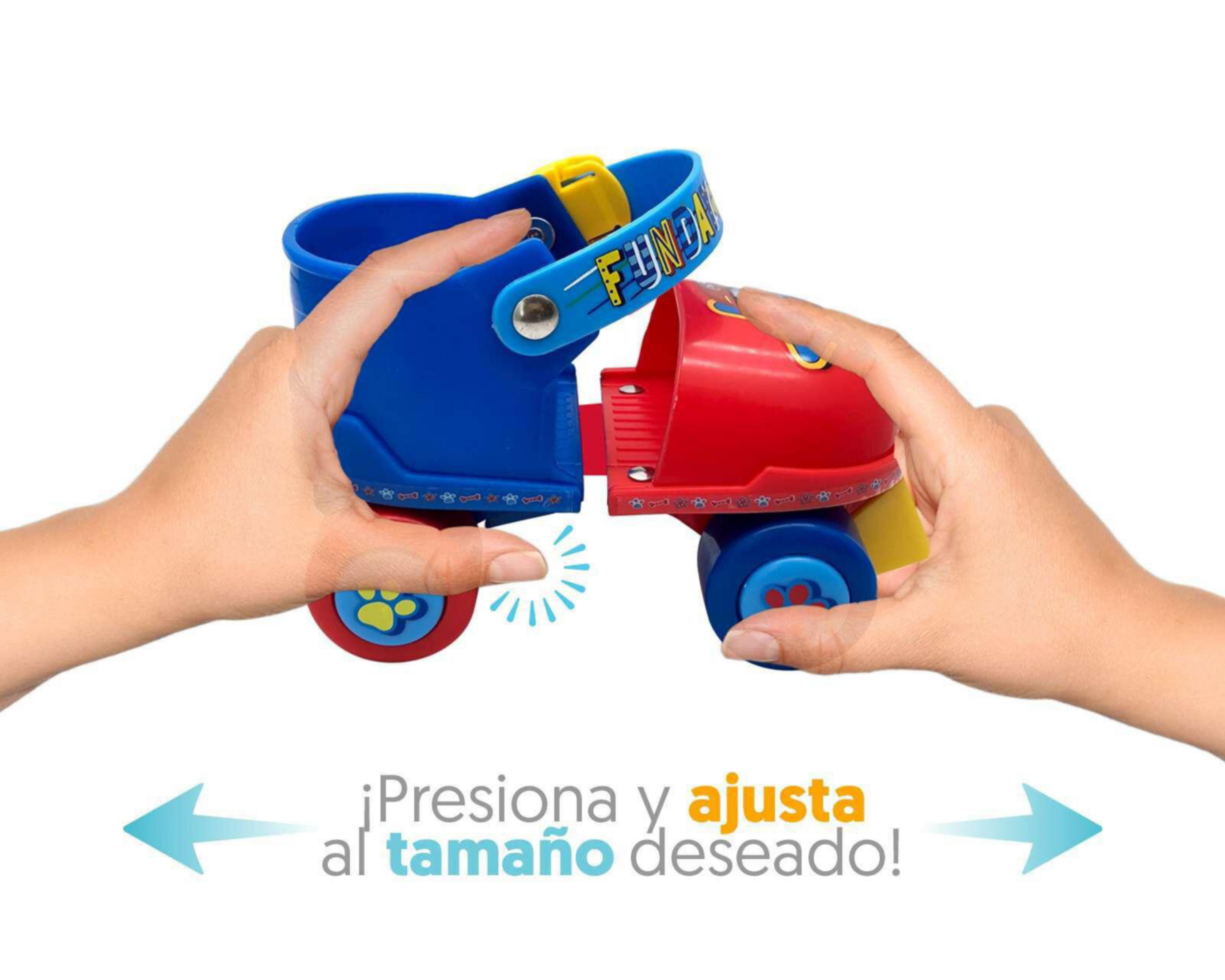 Foto 4 pulgar | Patines Entrenadores Flying Wheels Paw Patrol color Rojo/Azul Talla 15 - 18