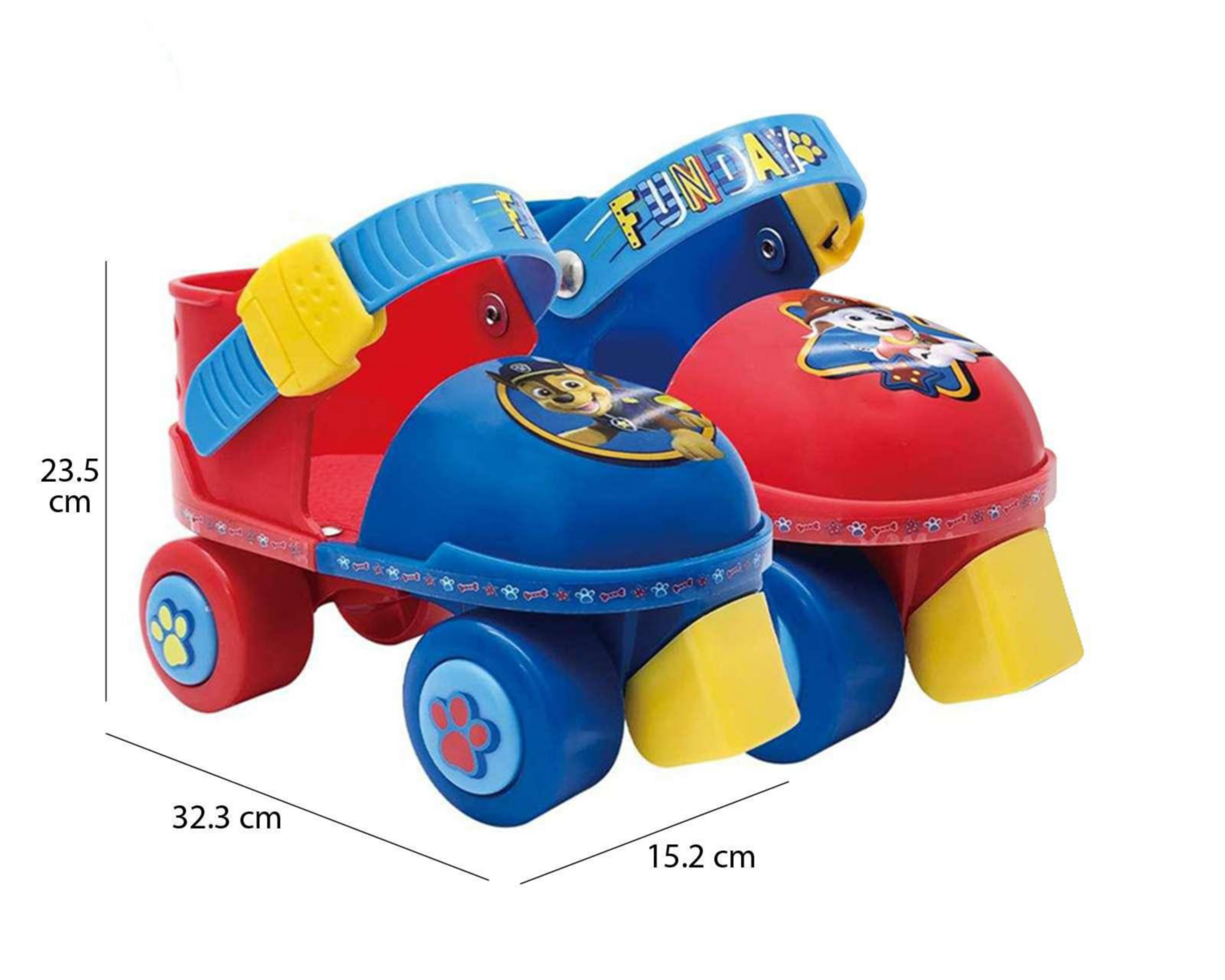 Foto 7 pulgar | Patines Entrenadores Flying Wheels Paw Patrol color Rojo/Azul Talla 15 - 18