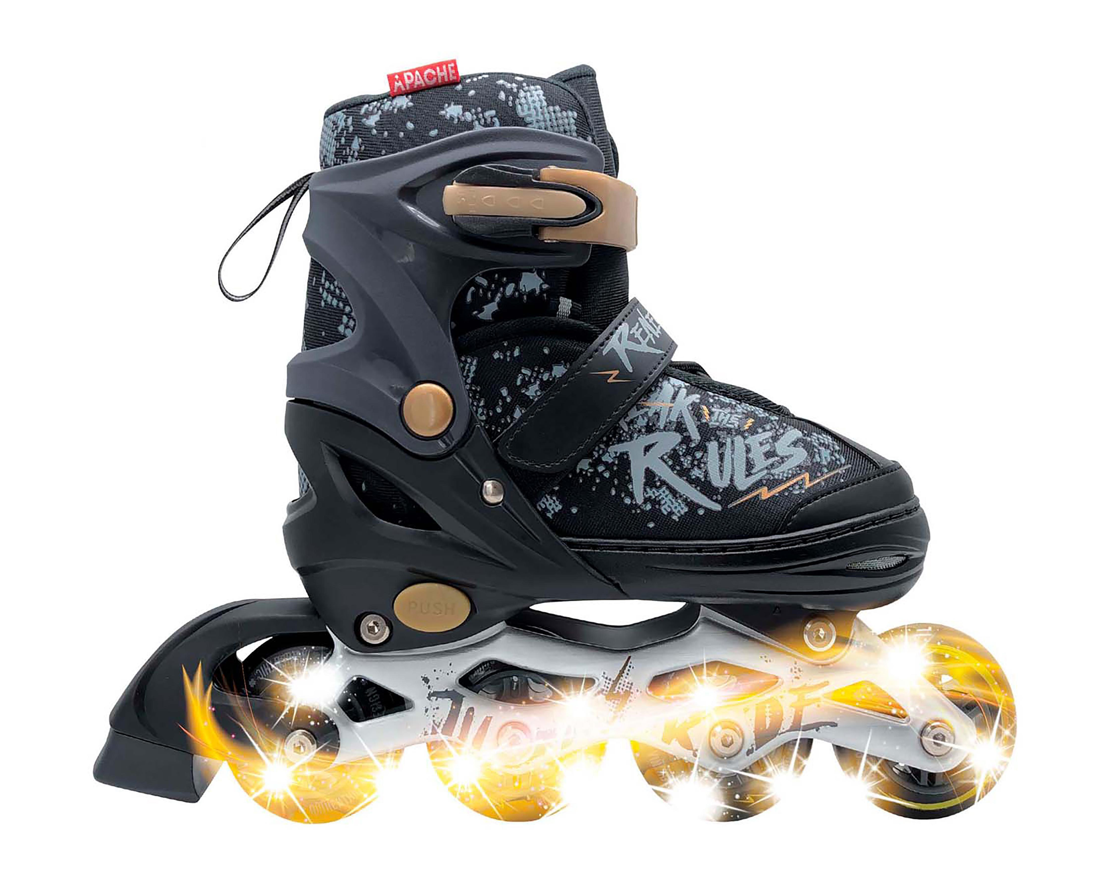 Foto 1 | Patines Flying Wheel Rush Comb Negros Ajustables