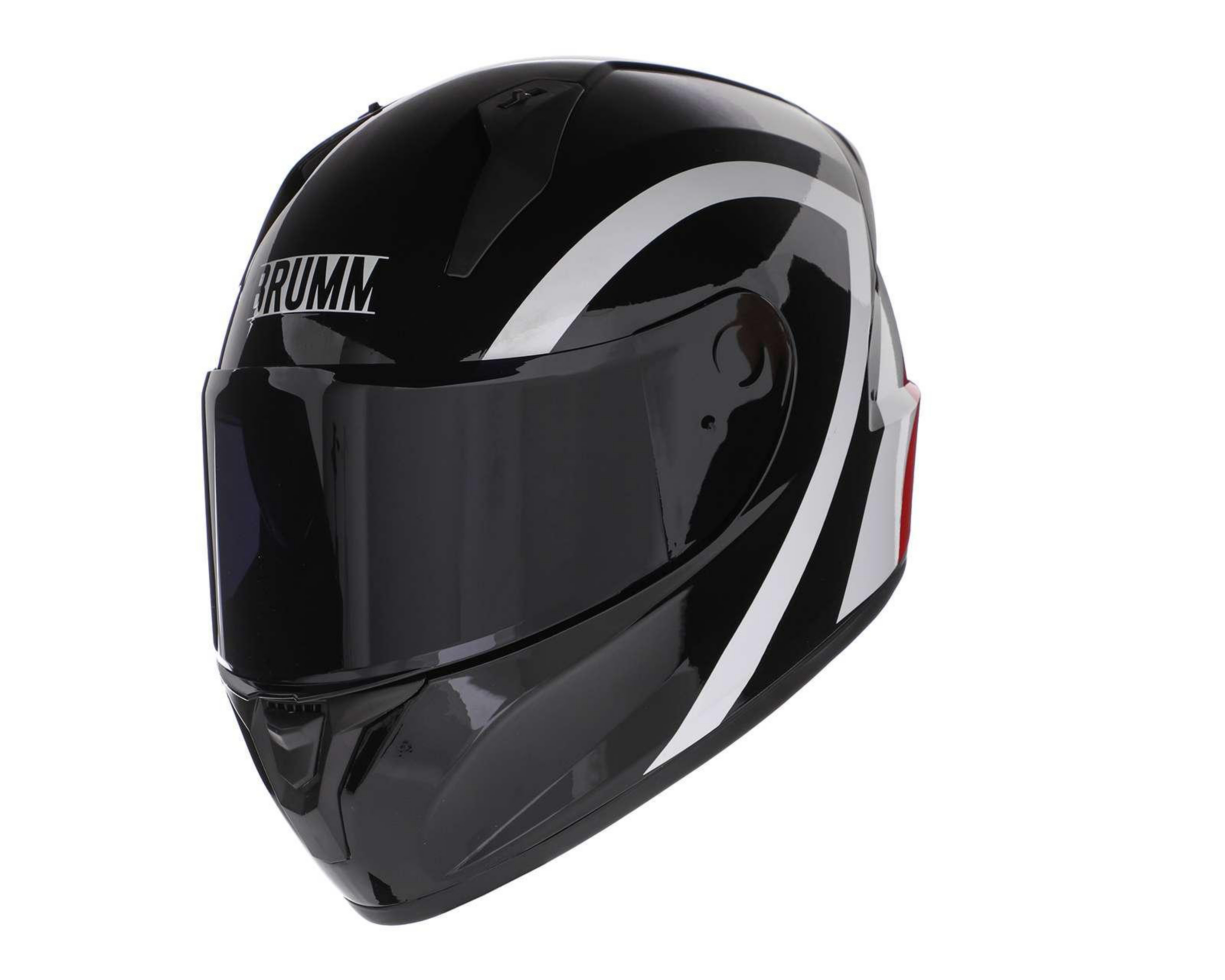 Foto 2 | Casco para Motociclista Brumm Extragrande Negro