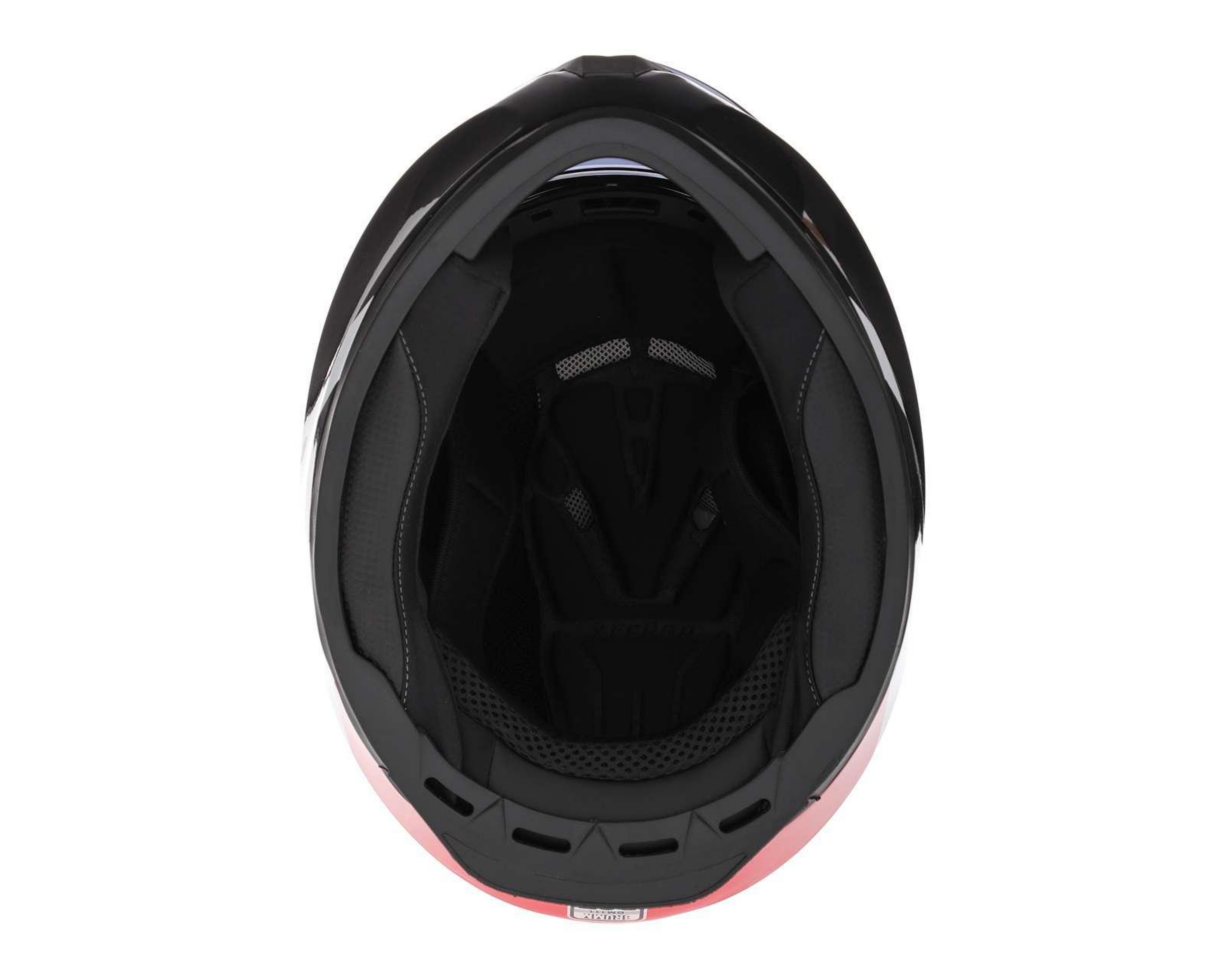 Foto 9 pulgar | Casco para Motociclista Brumm Extragrande Negro