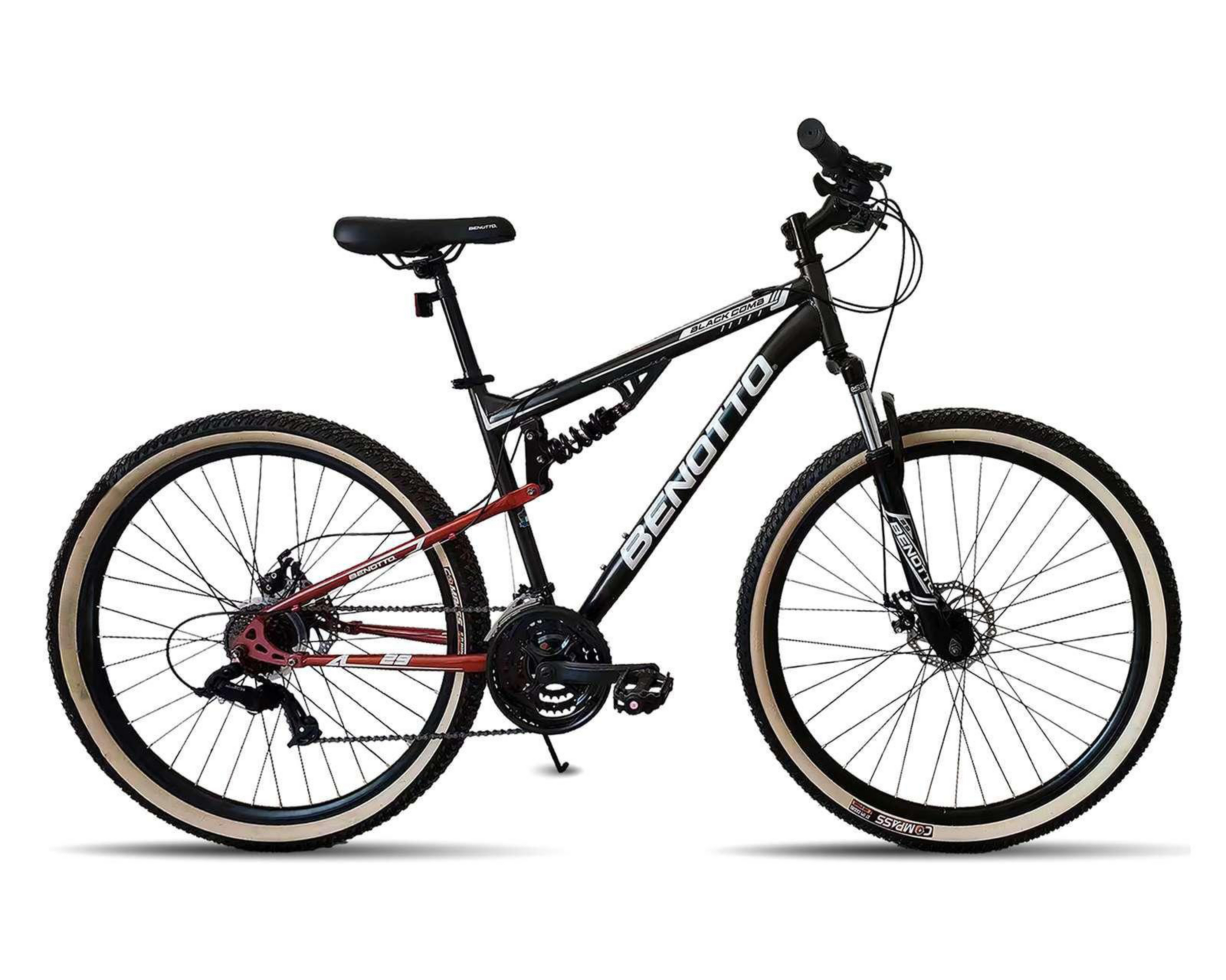 Foto 2 pulgar | Bicicleta de Montaña Benotto 29" Negra