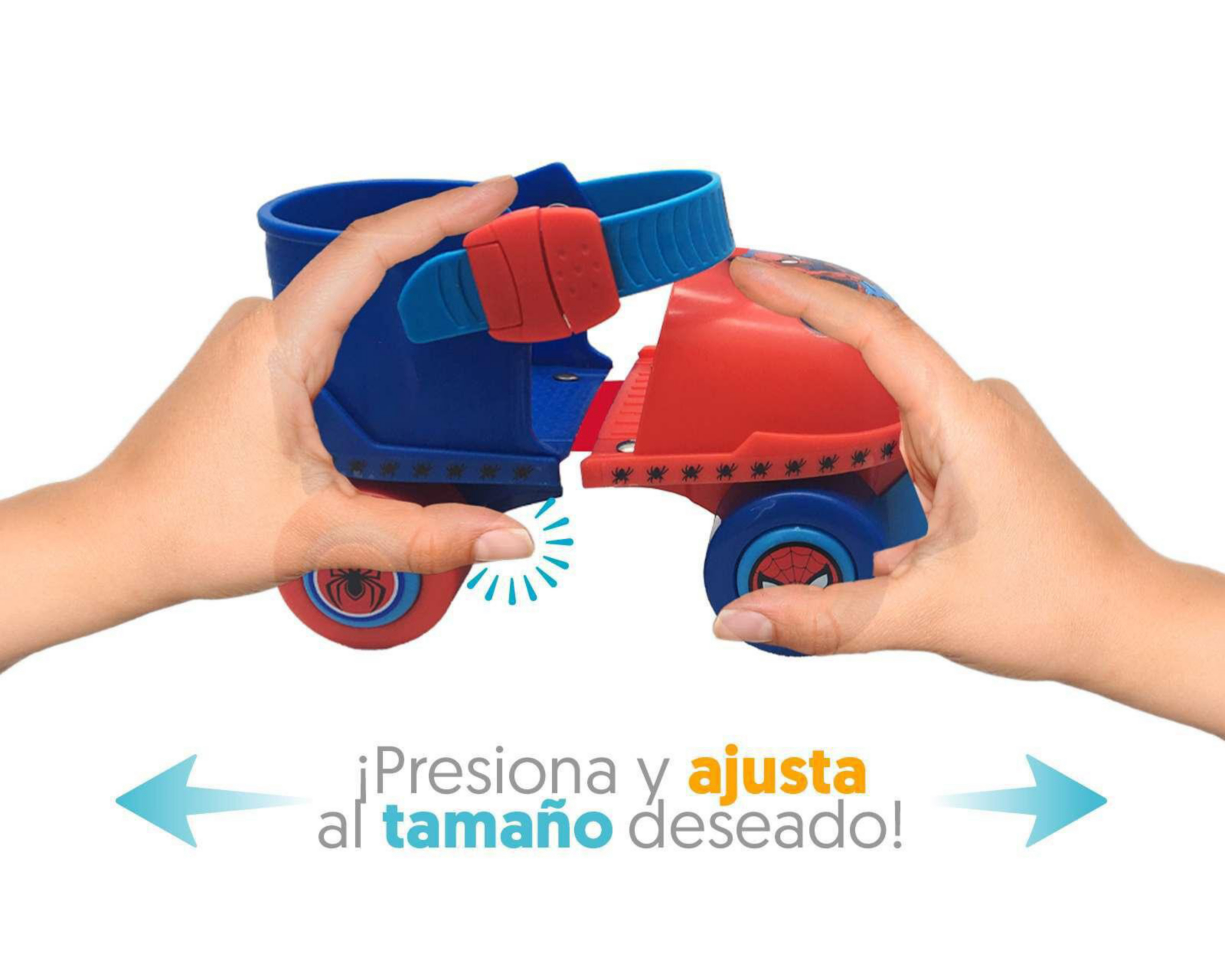 Foto 4 pulgar | Patines Flying Wheel Spider-Man Azul