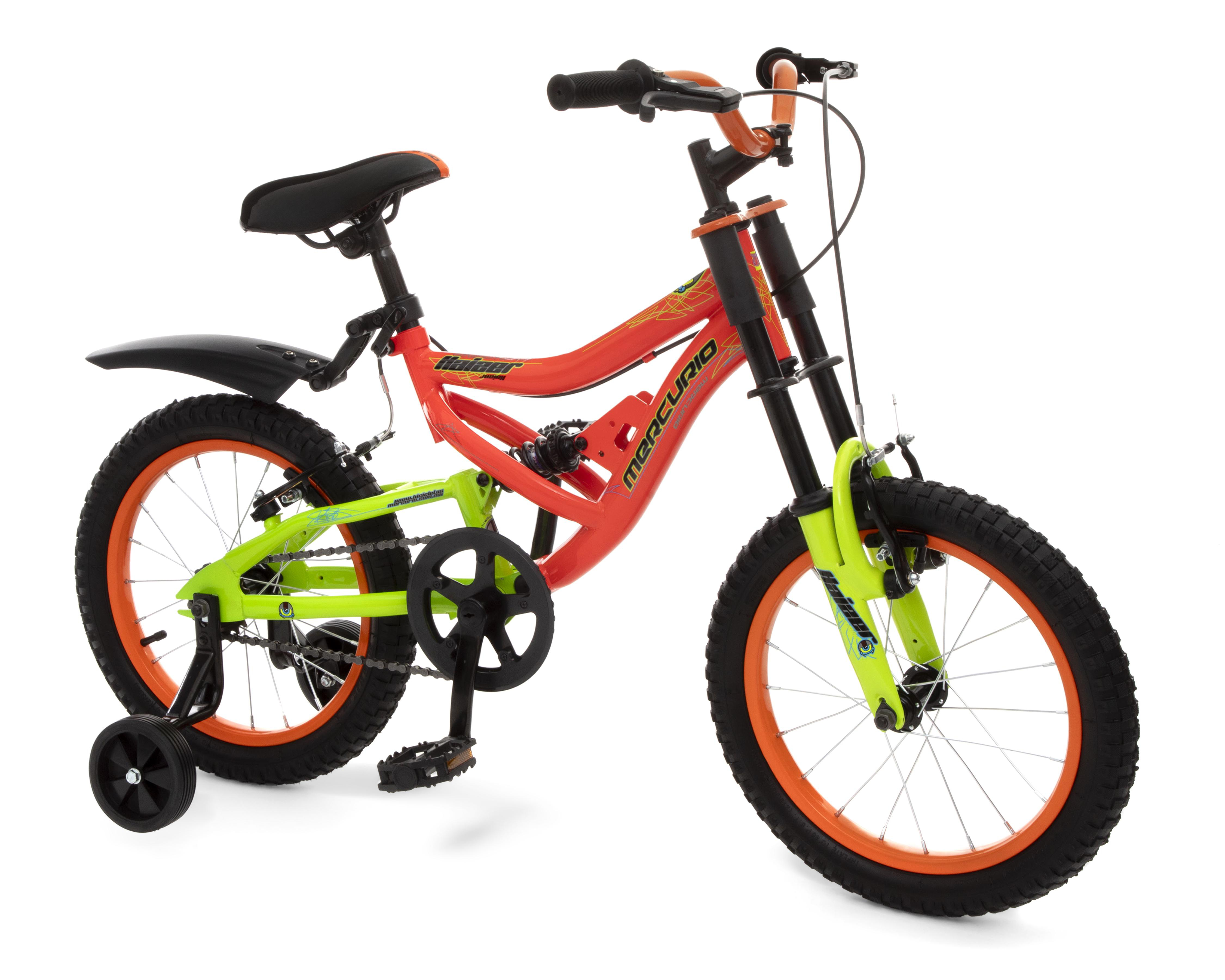 Bicicleta de Montaña Mercurio DS Kaizer 16" Anaranjada