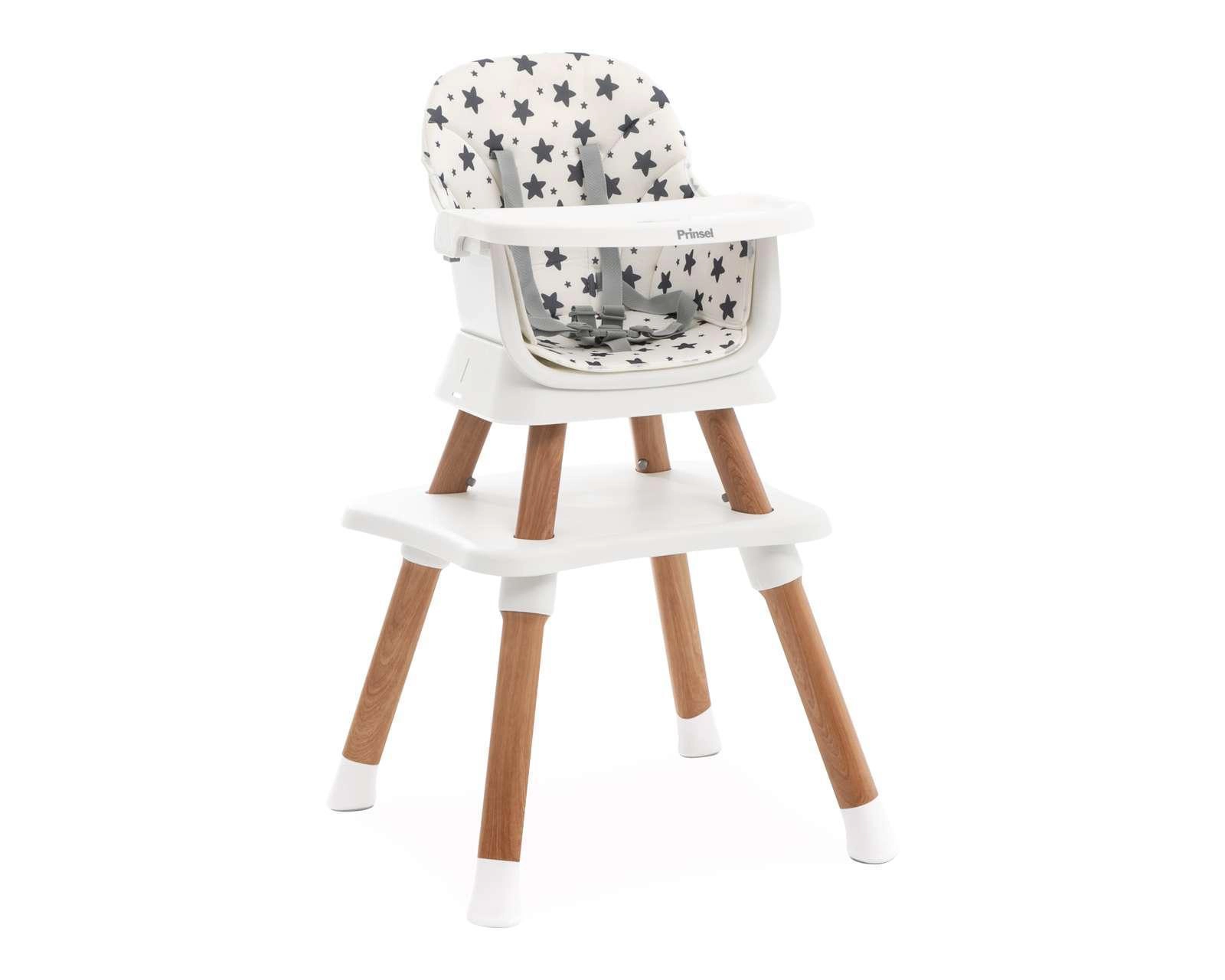 Foto 2 pulgar | Silla Alta Prinsel Baby Desk Blanca