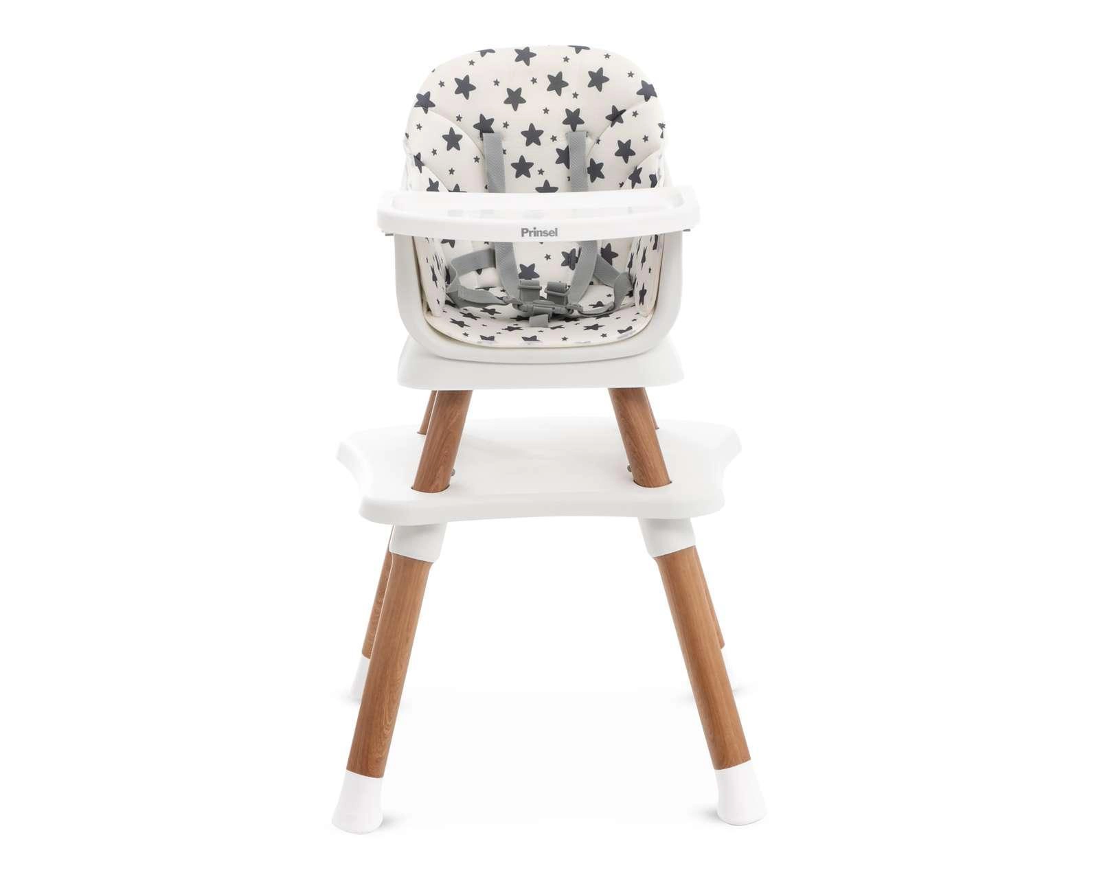 Foto 3 pulgar | Silla Alta Prinsel Baby Desk Blanca