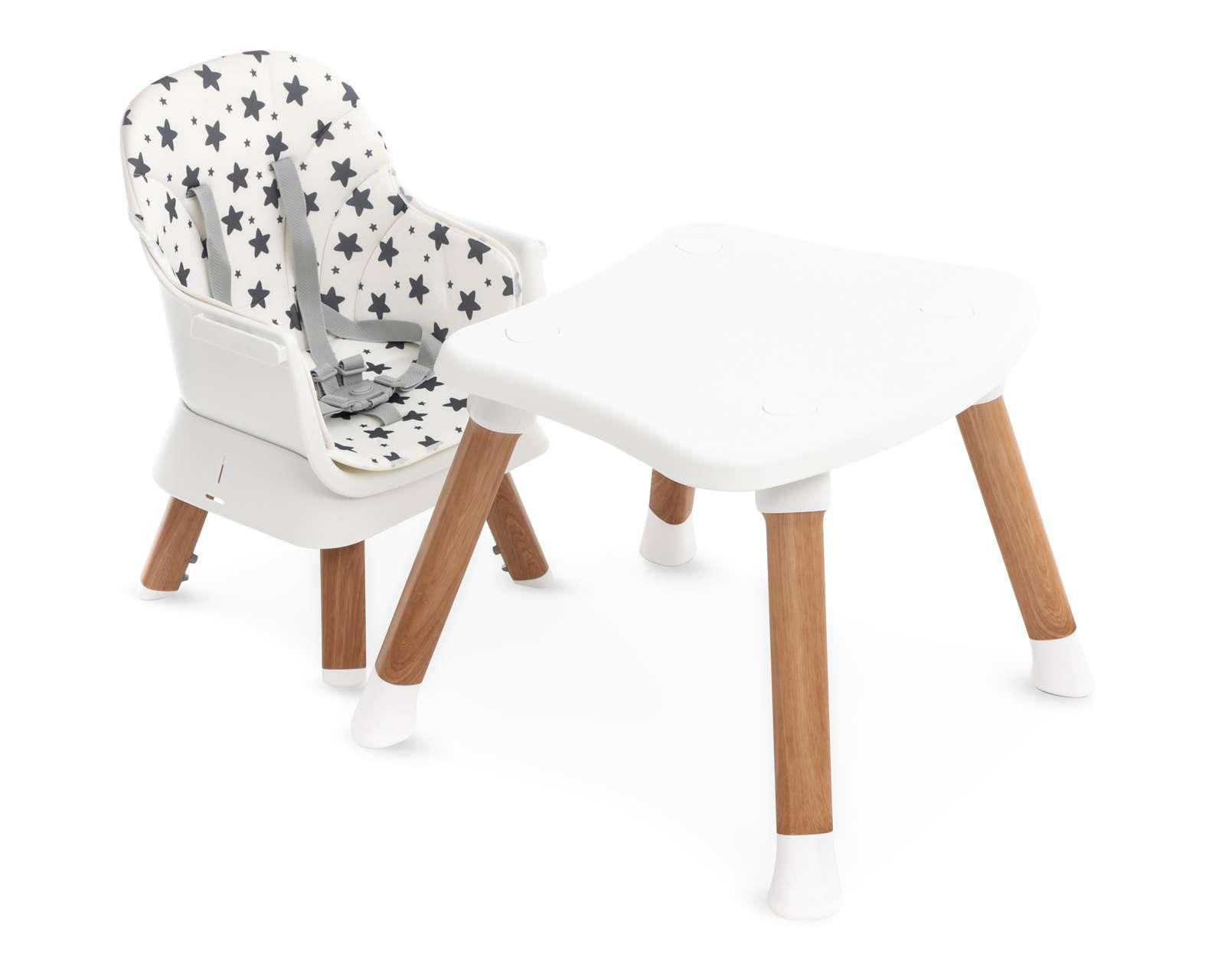 Foto 4 pulgar | Silla Alta Prinsel Baby Desk Blanca