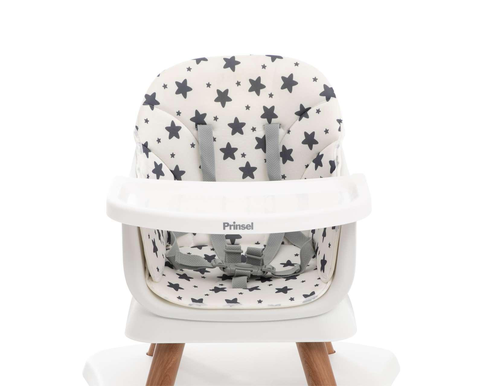 Foto 5 pulgar | Silla Alta Prinsel Baby Desk Blanca