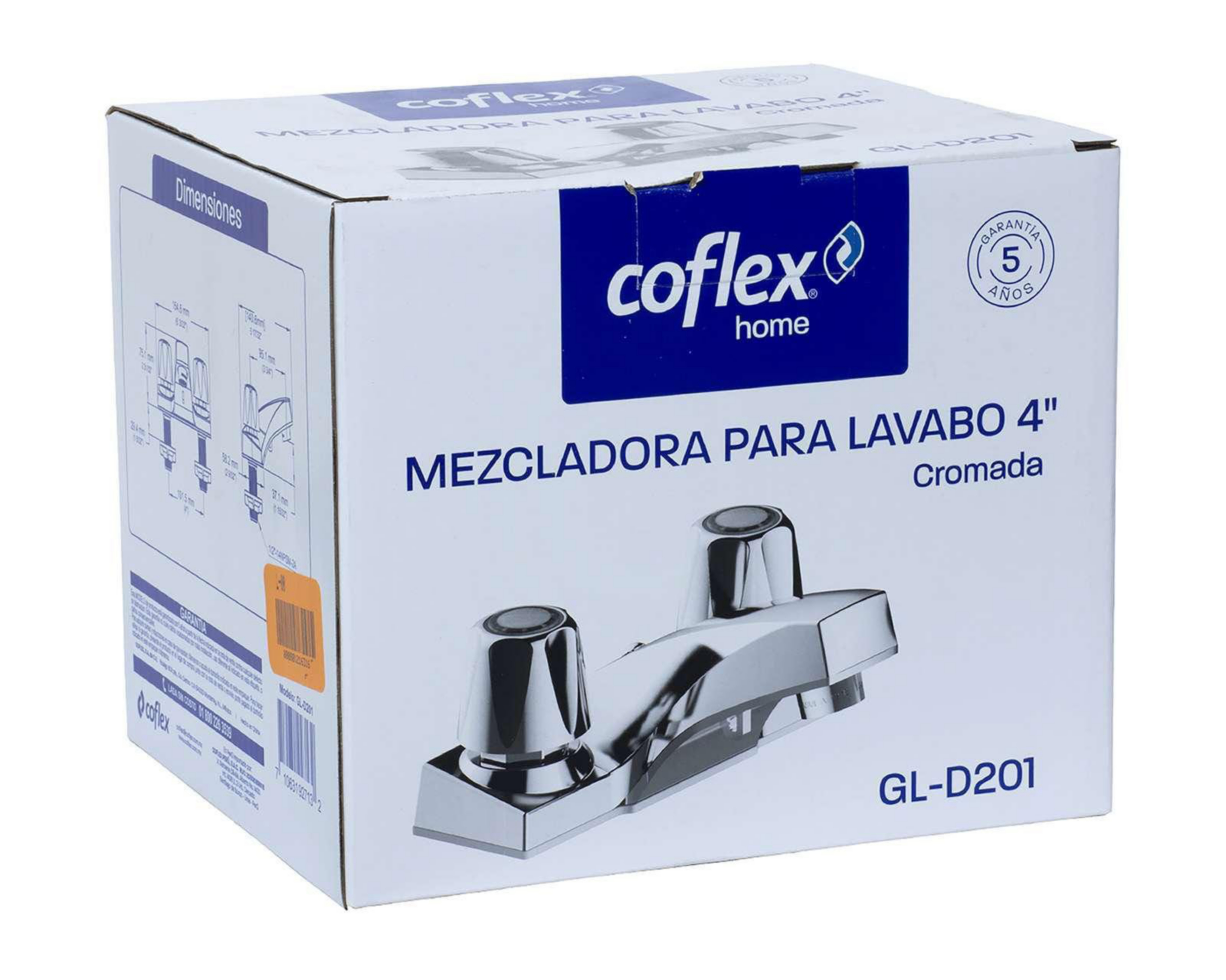 Foto 5 pulgar | Llave para Lavabo GL-D201 Coflex