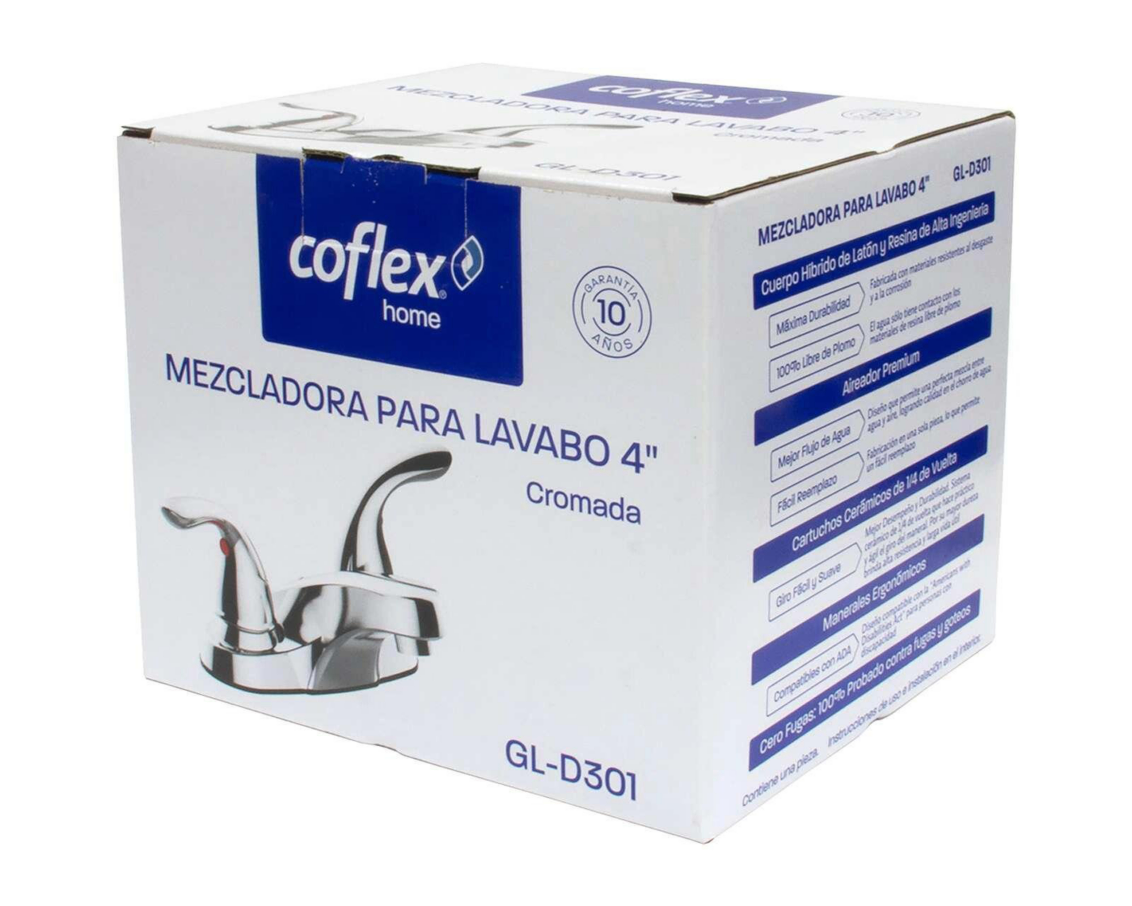 Foto 5 pulgar | Monomando para Lavabo GLD-301 Coflex