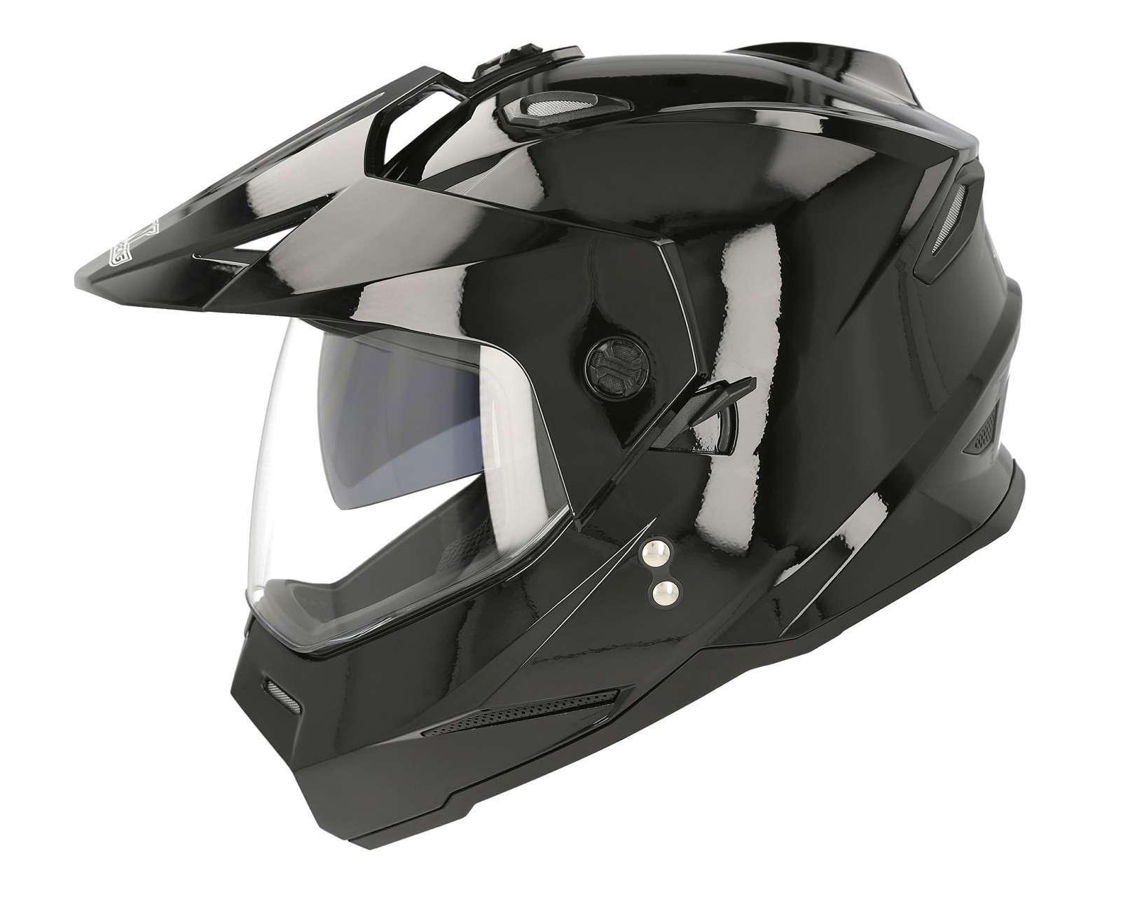 Foto 2 | Casco para Motociclista Iron Racing Grande Negro