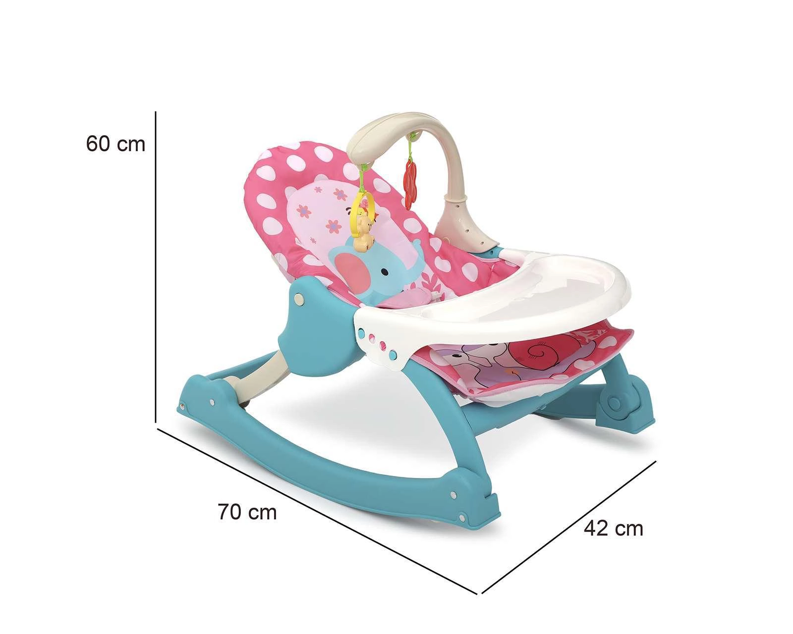 Foto 6 pulgar | Bouncer Baby Colors CB813910 Azul