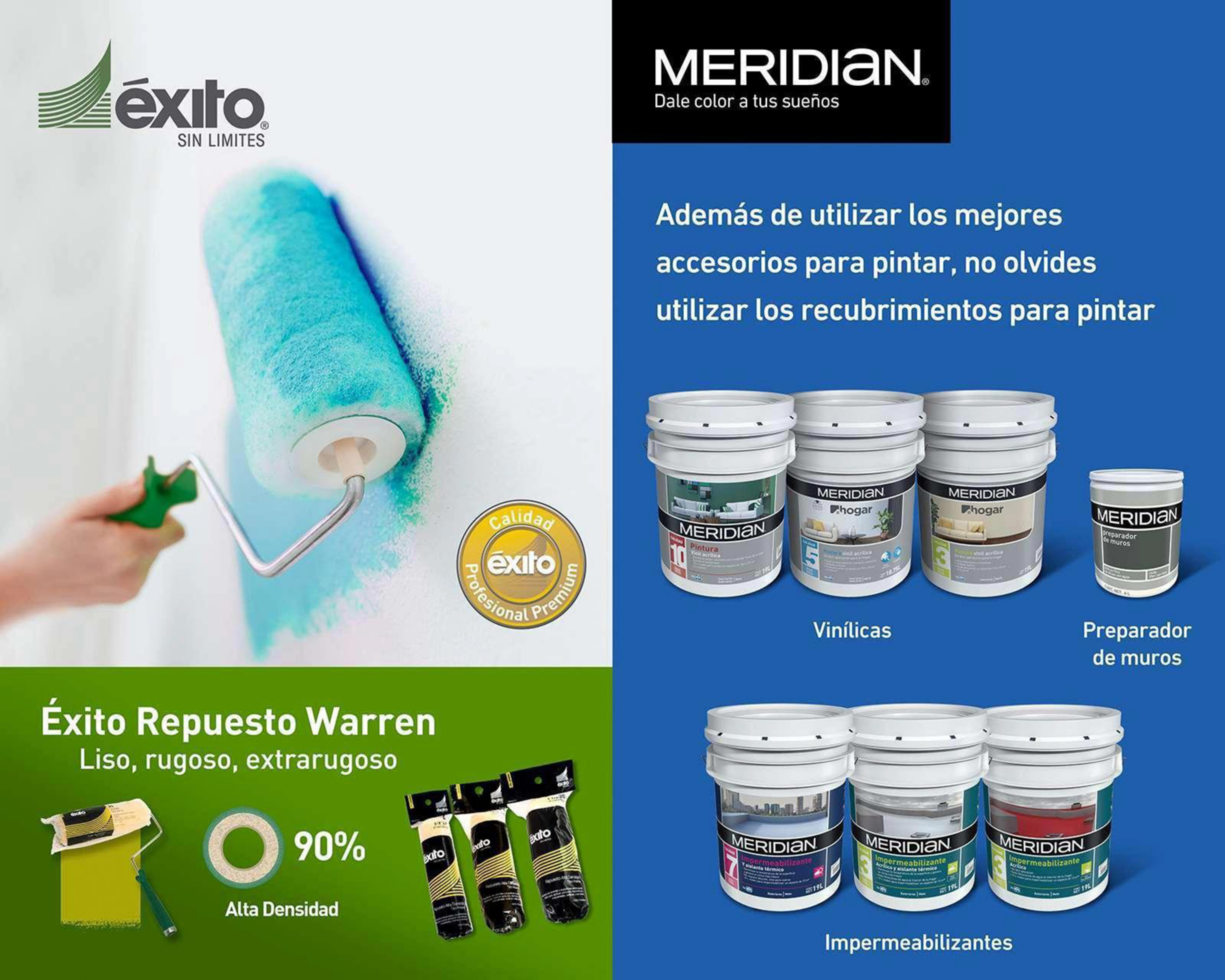 Foto 4 pulgar | Repuesto para Rodillo Éxito de Poliéster