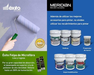 Foto 3 | Repuesto para Rodillo Éxito de Microfibra