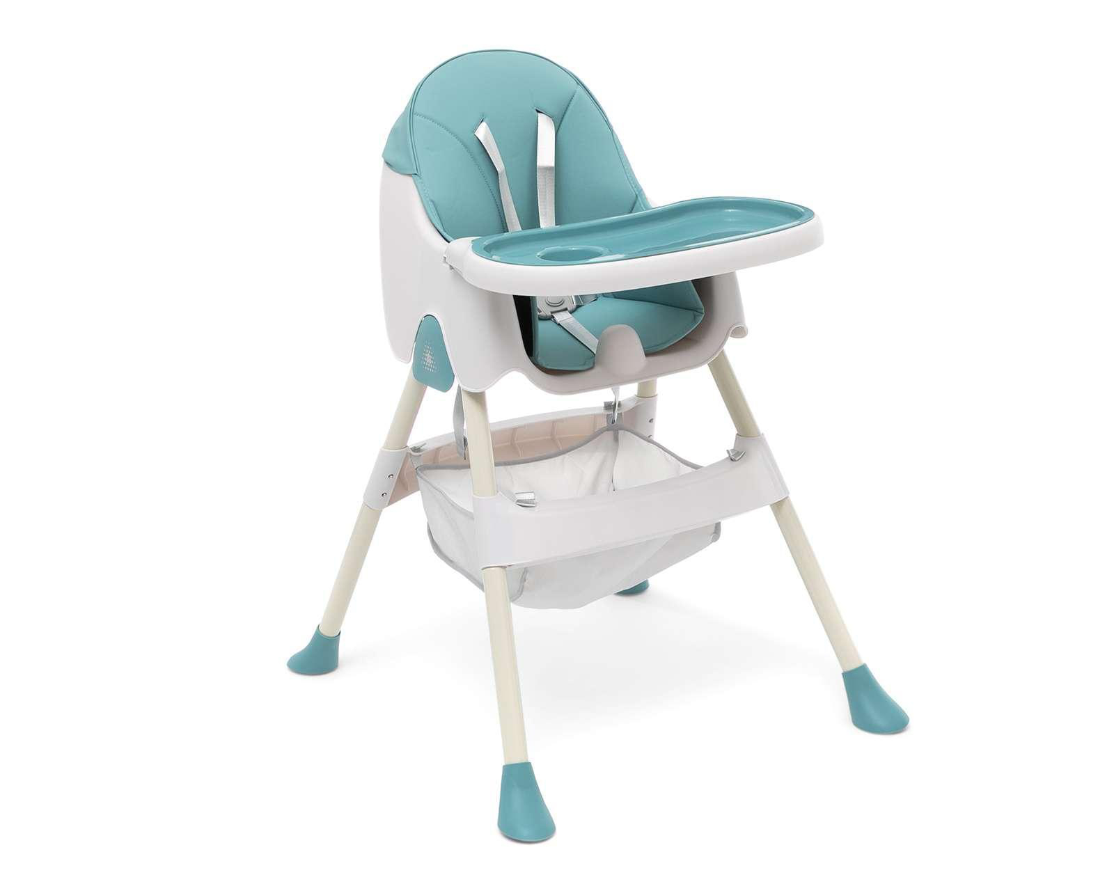Foto 2 pulgar | Silla Alta Baby Colors 2 en 1 Azul y Blanca