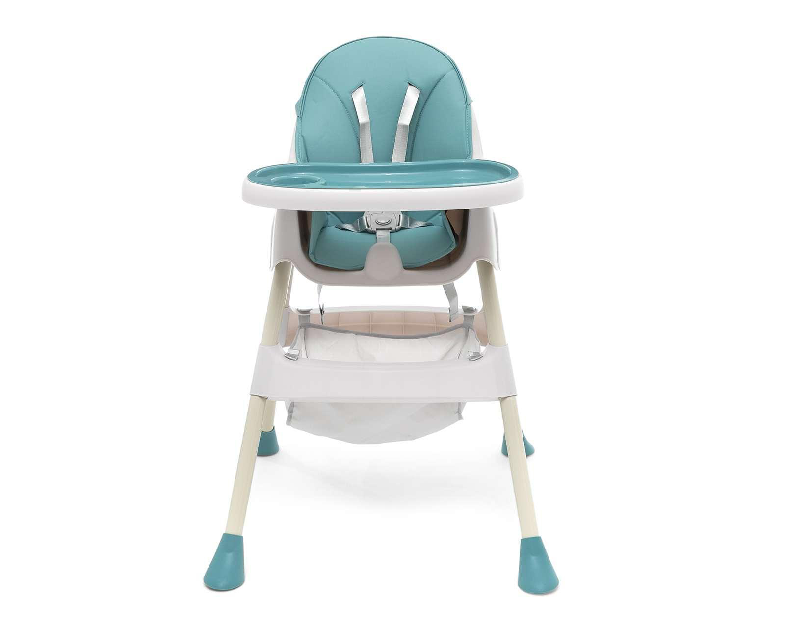 Foto 3 pulgar | Silla Alta Baby Colors 2 en 1 Azul y Blanca