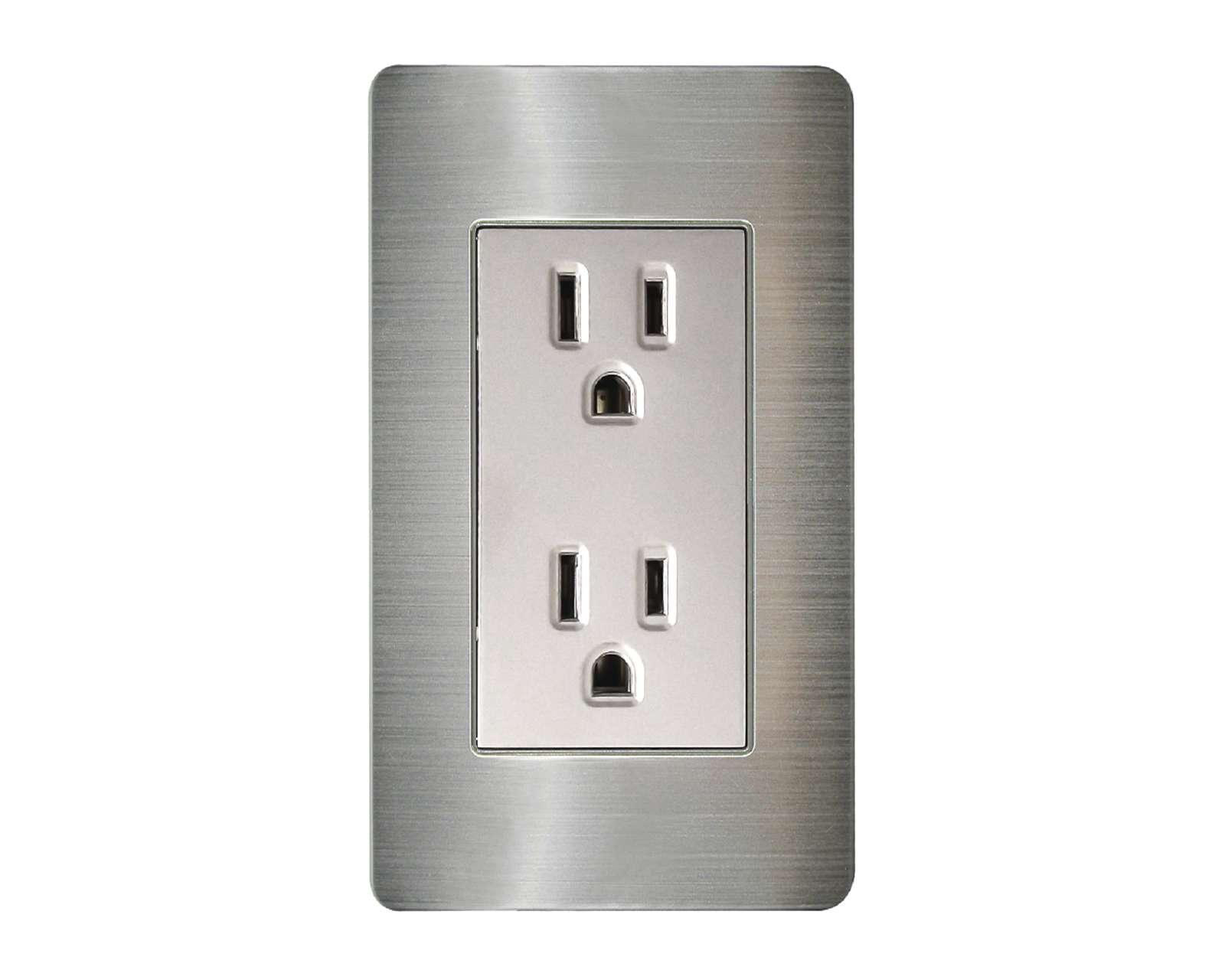 Foto 2 pulgar | Contacto Eléctrico Argos 2 Tomas de Corriente Gris