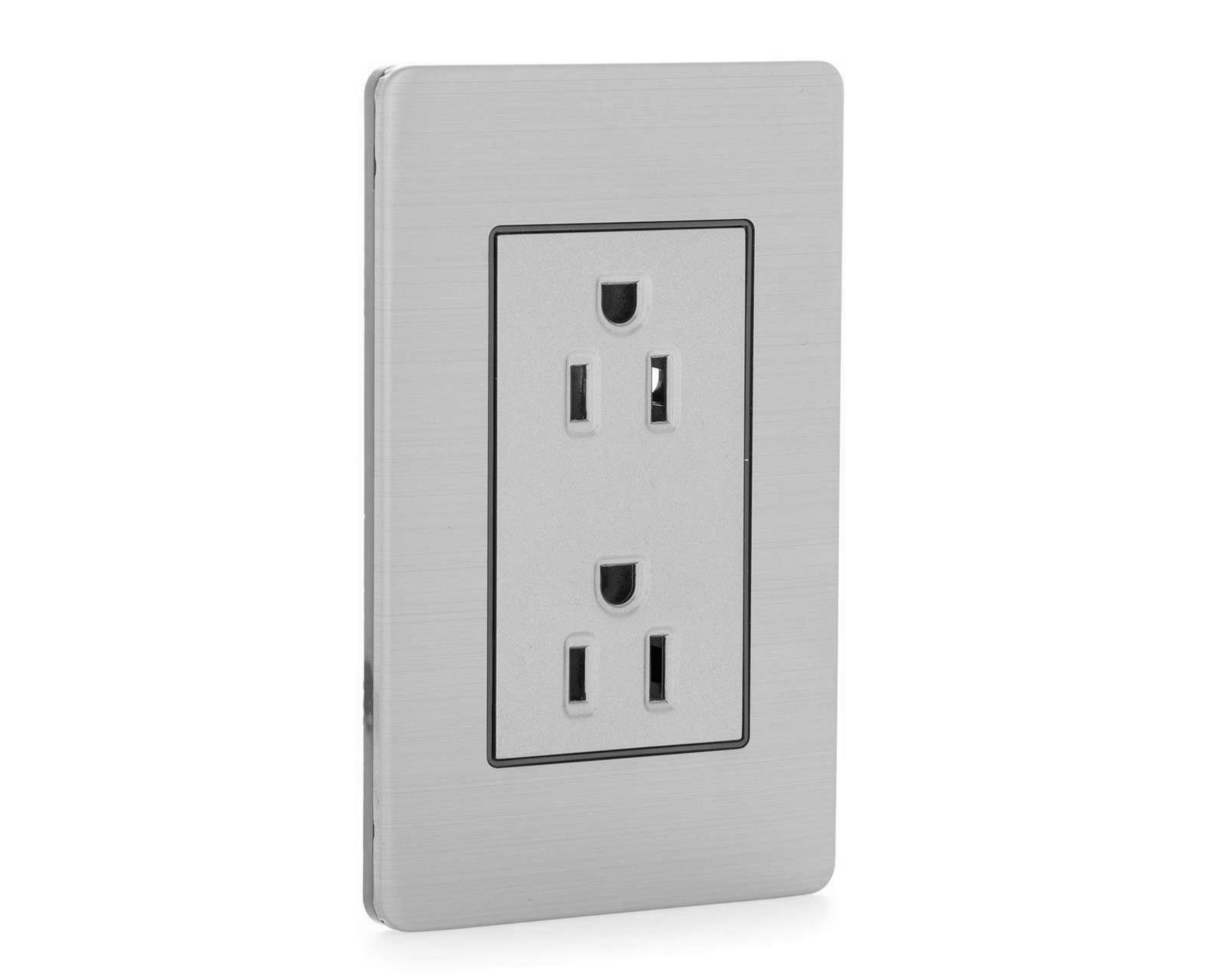 Foto 3 pulgar | Contacto Eléctrico Argos 2 Tomas de Corriente Gris