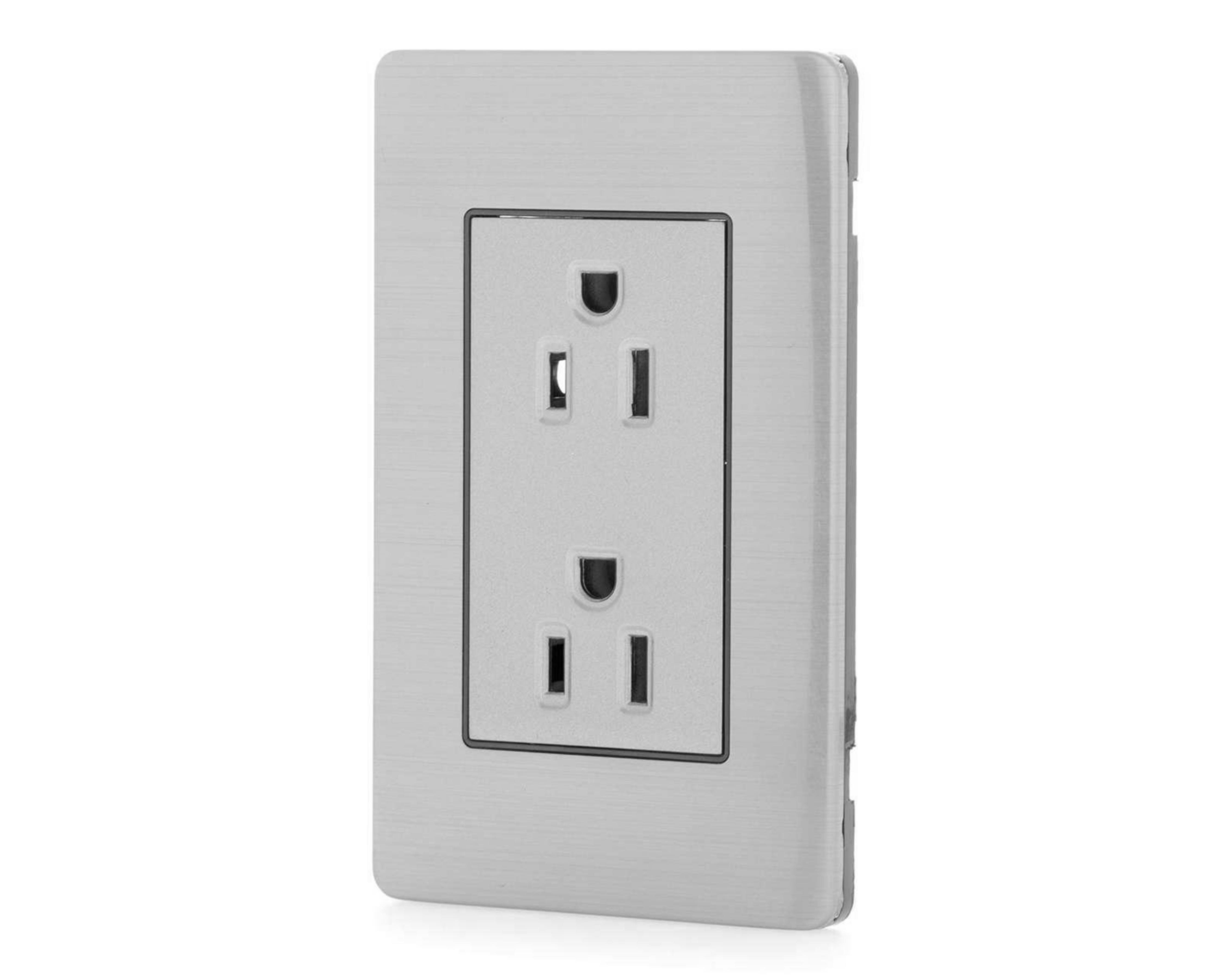 Foto 4 pulgar | Contacto Eléctrico Argos 2 Tomas de Corriente Gris