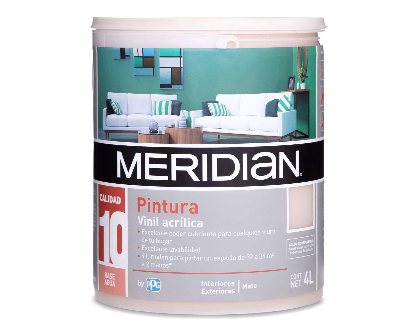 Foto 2 pulgar | Pintura Vinil Acrílica Meridian Arena 4 l
