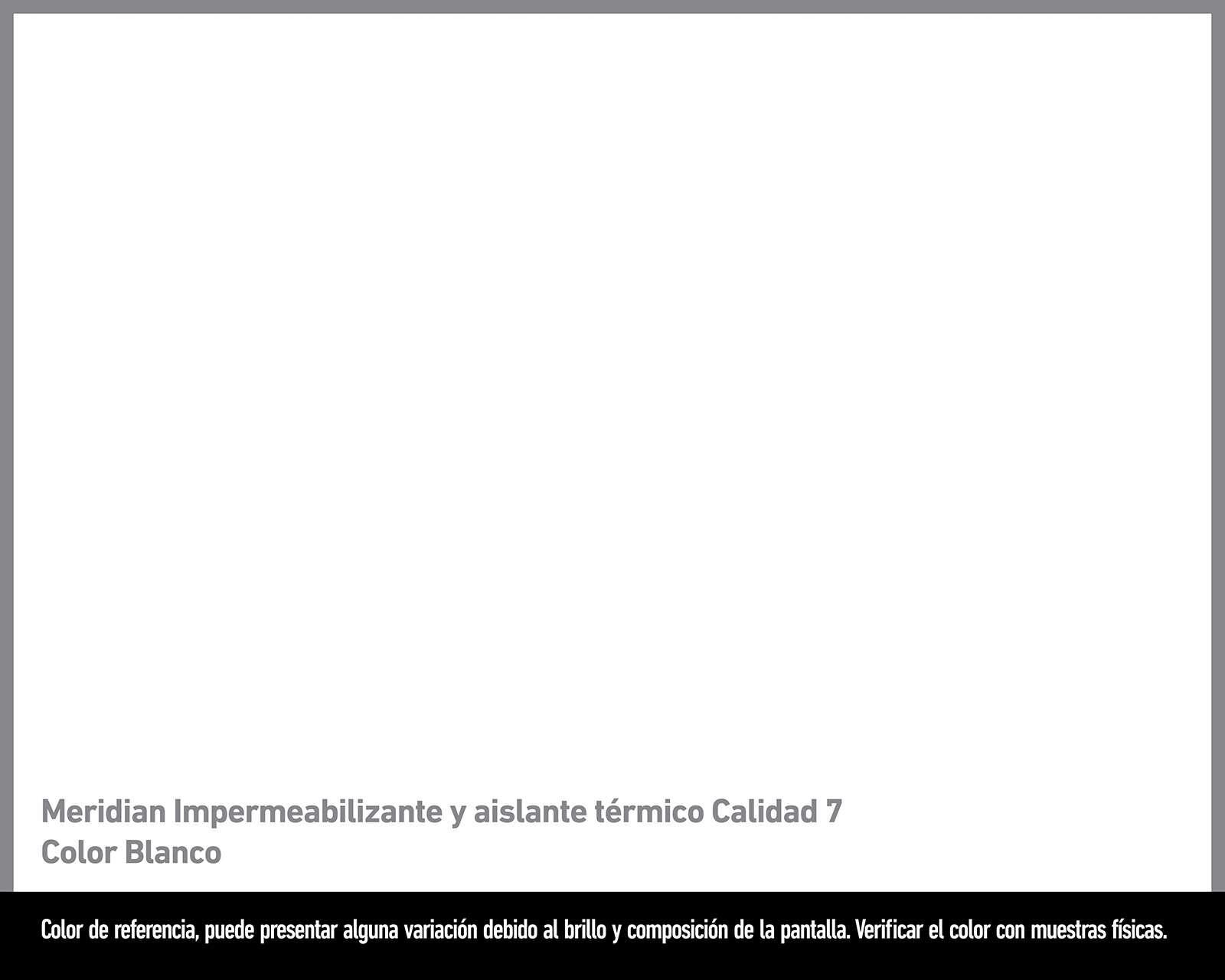 Foto 2 | Impermeabilizante Meridian Base Agua Blanco 19 l
