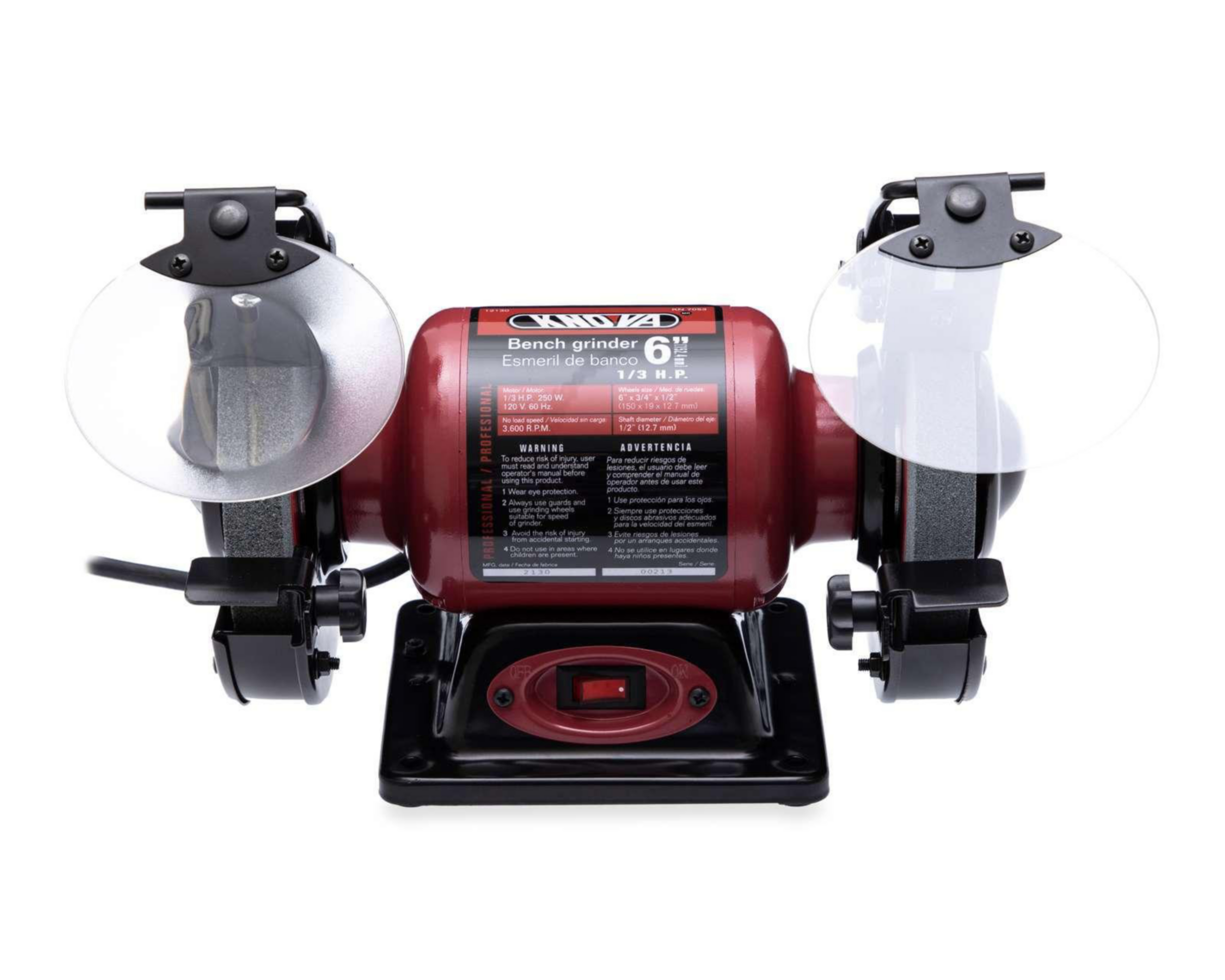 Esmeriladora de Banco Knova KN 7053 250 w $1,999