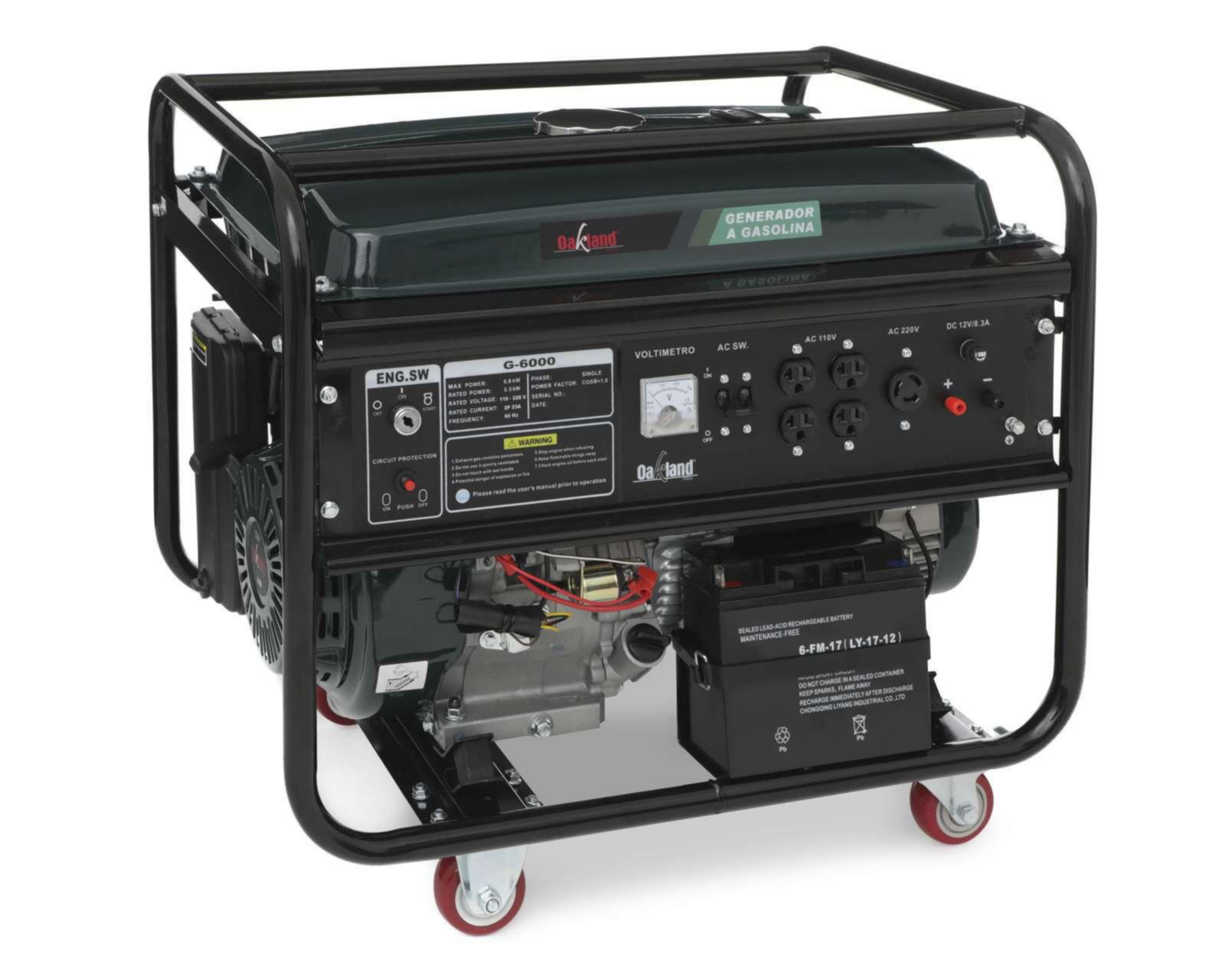 Foto 1 | Generador de Luz Oakland OAKG 6000 W