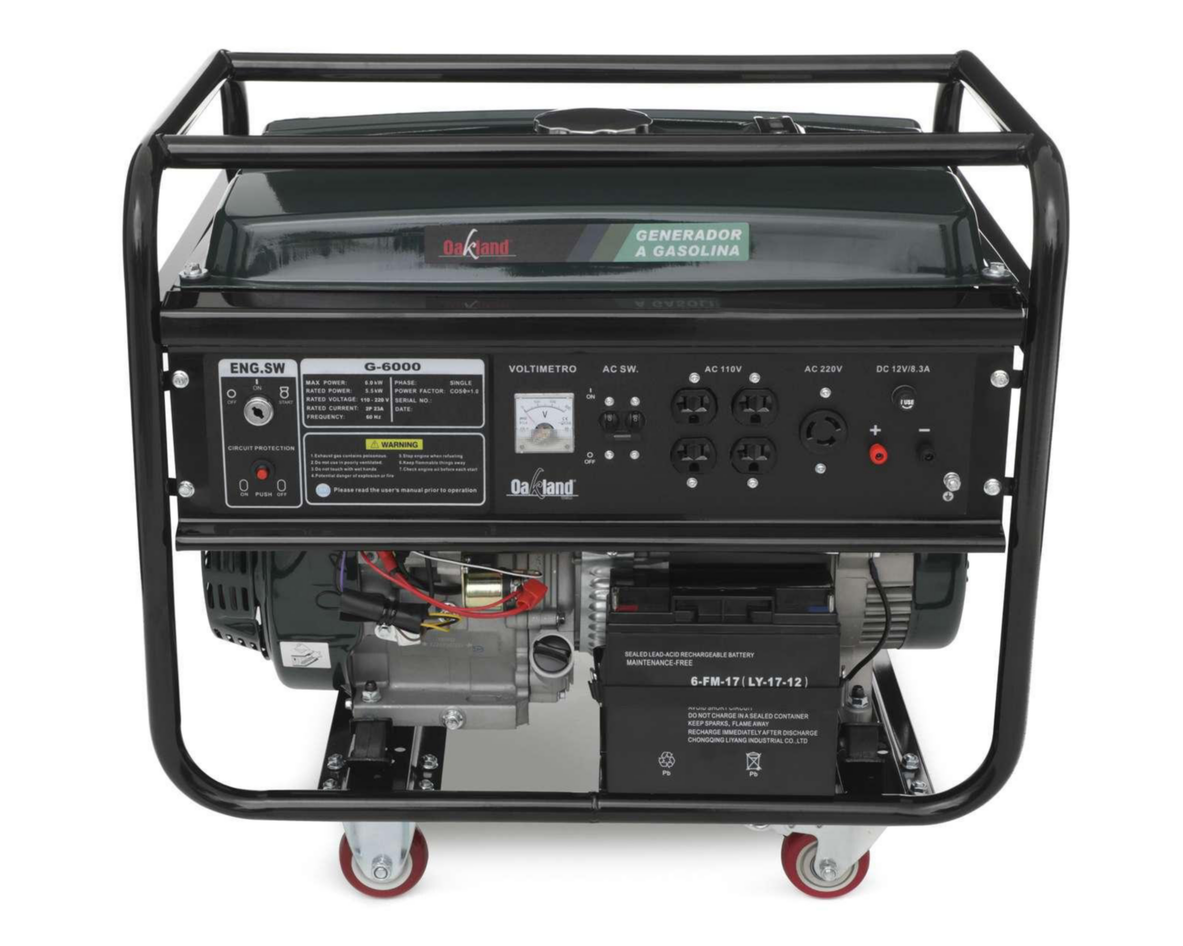 Foto 2 | Generador de Luz Oakland OAKG 6000 W