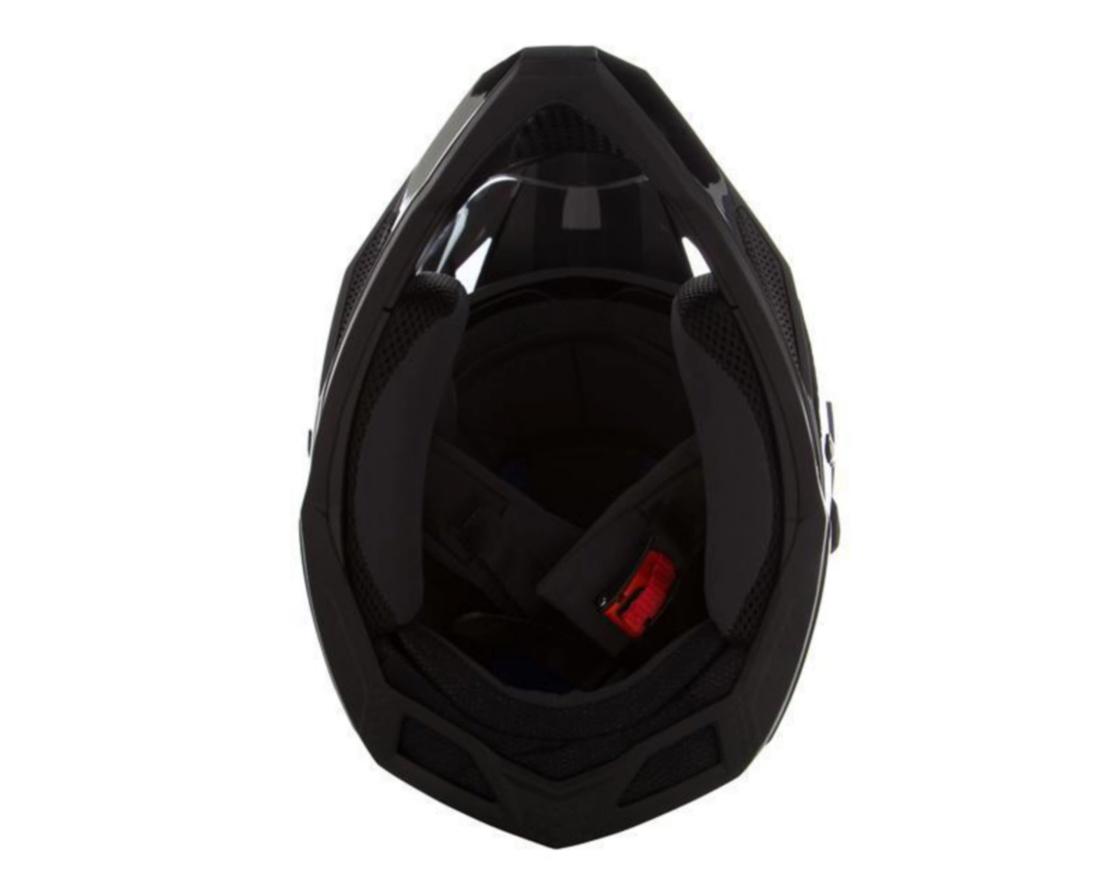 Foto 5 pulgar | Casco para Motociclista Iron Racing Grande Negro