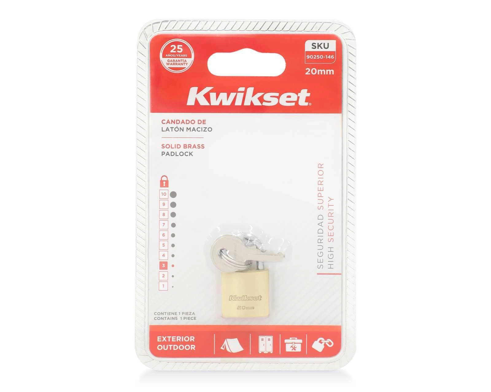 Foto 5 pulgar | Candado Kwikset Alta Seguridad 90250-146