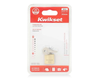 Foto 4 | Candado Kwikset Alta Seguridad 90250-146
