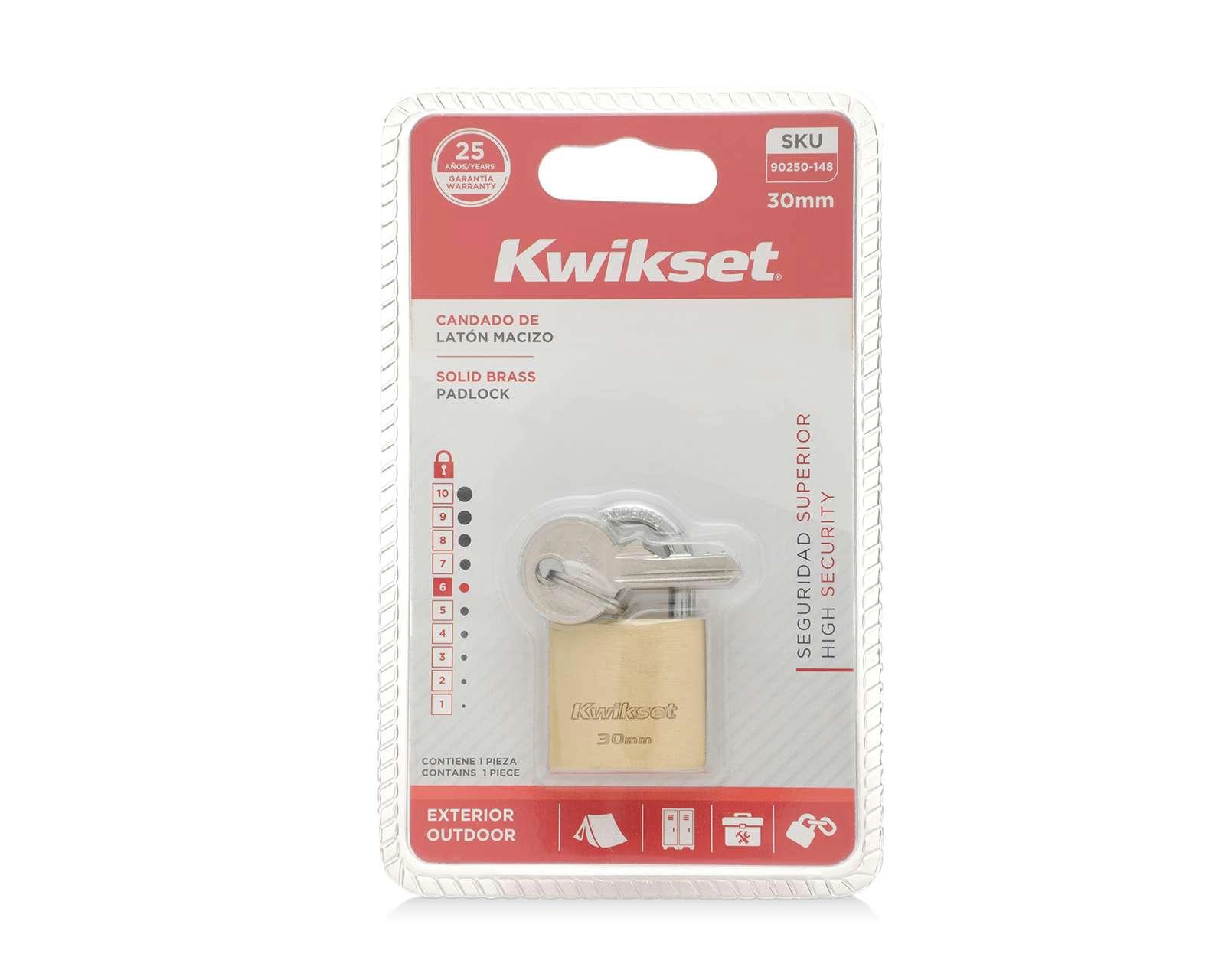 Foto 5 pulgar | Candado Kwikset Alta Seguridad 90250-148