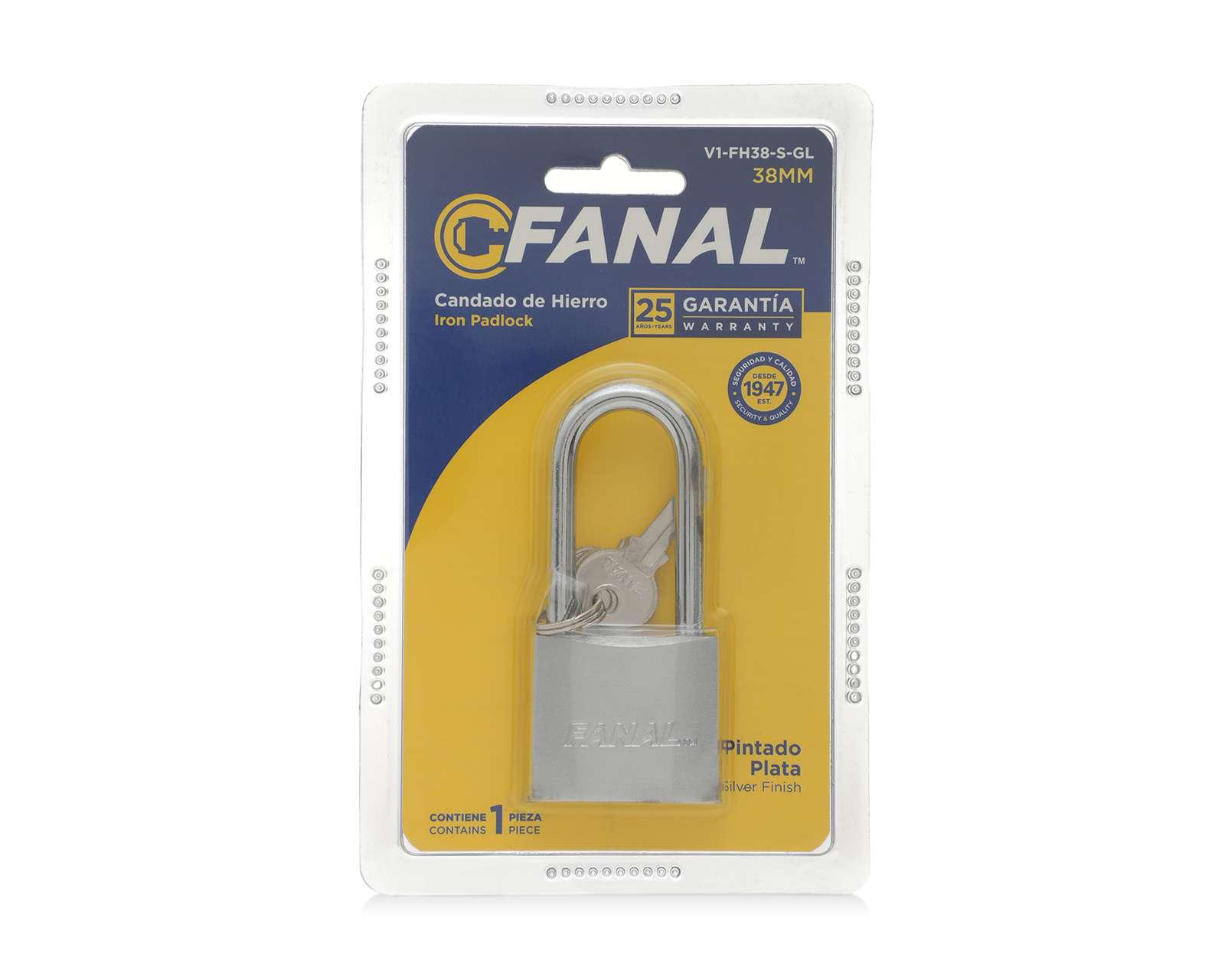 Foto 4 | Candado Fanal Alta Seguridad V1-FH38-S-GL