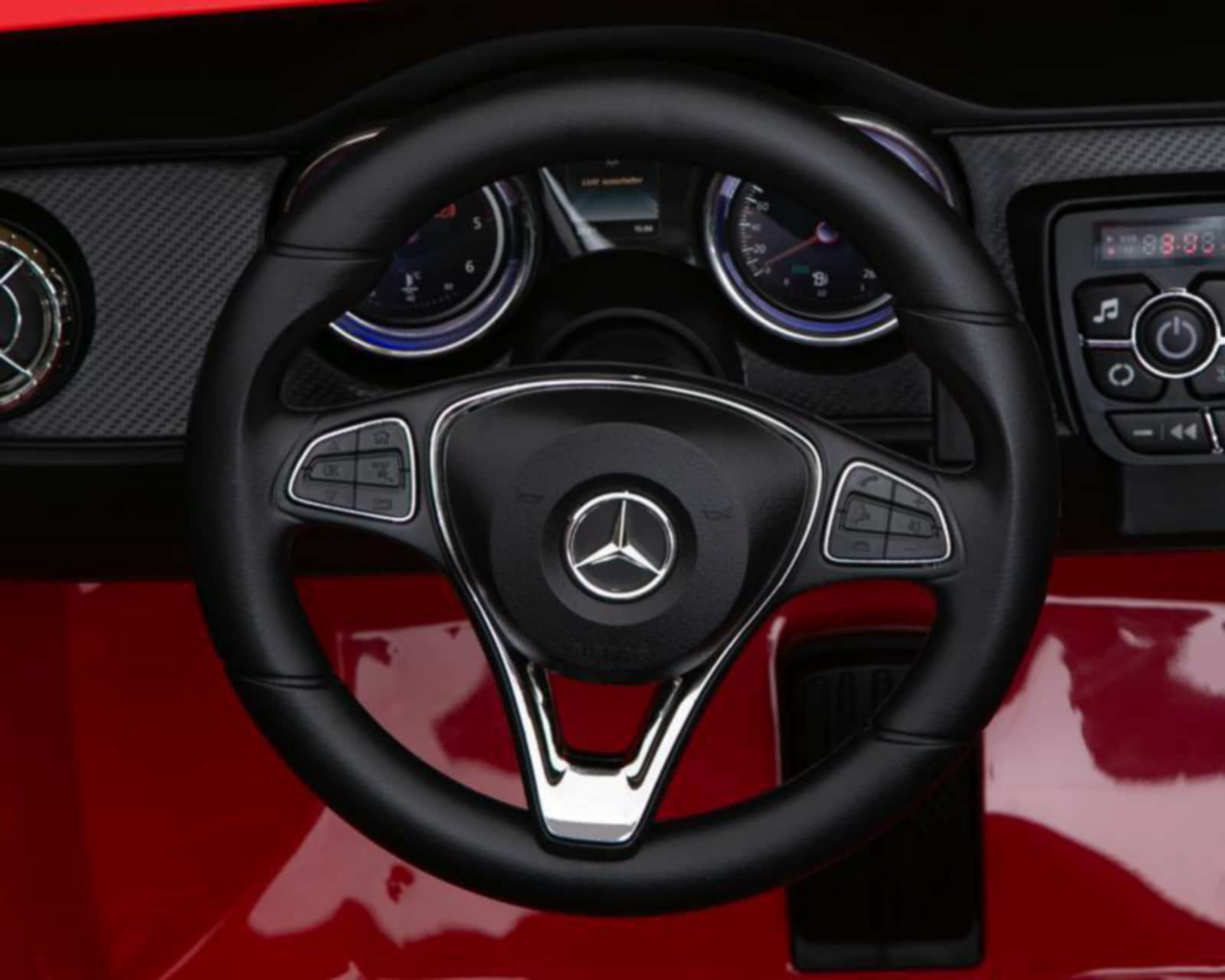 Foto 7 pulgar | Montable Eléctrico Mercedes Benz Rojo