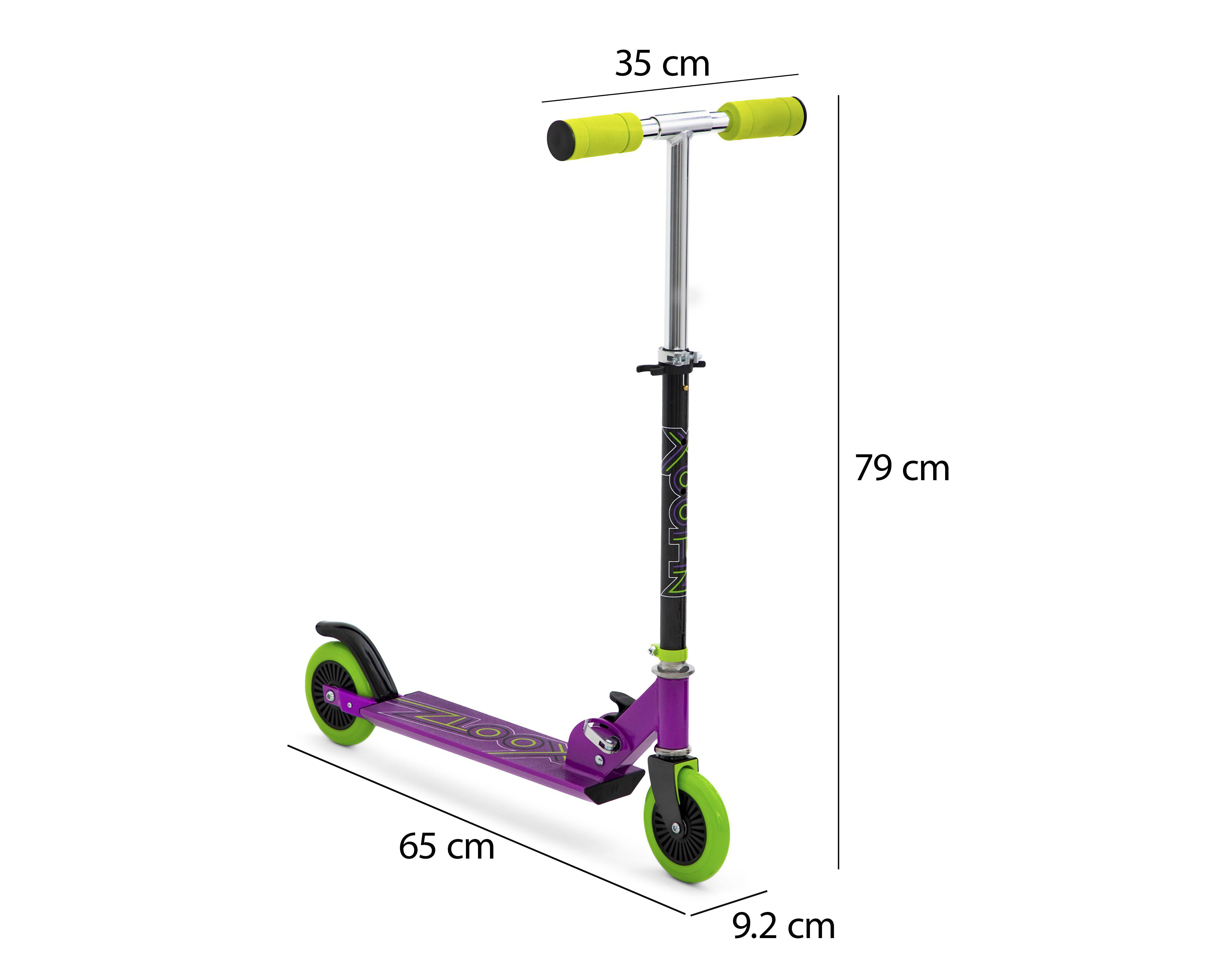 Foto 8 pulgar | Scooter Xootz Lila Folding Plegable
