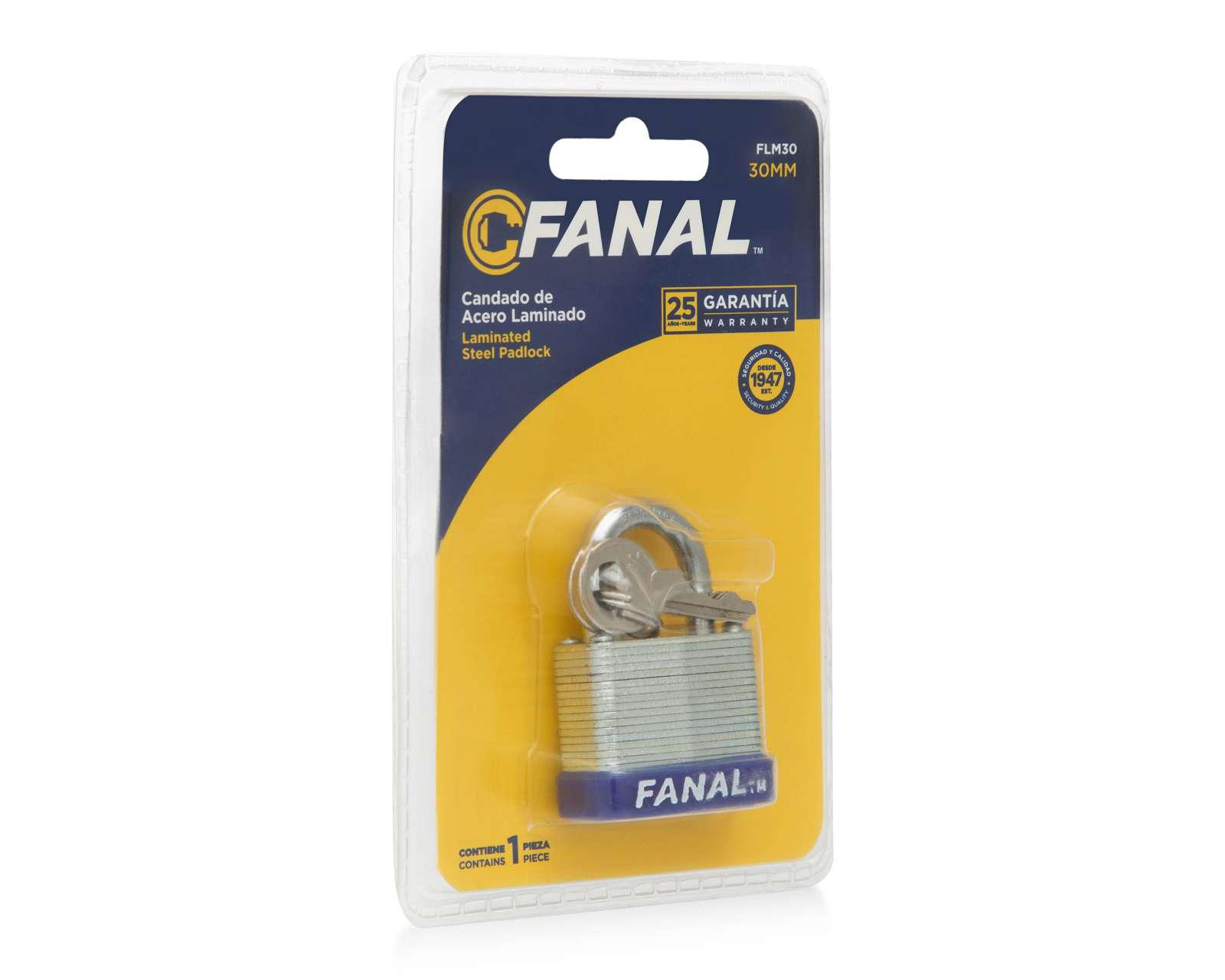 Foto 2 | Candado Fanal para Exterior Gris 30 mm