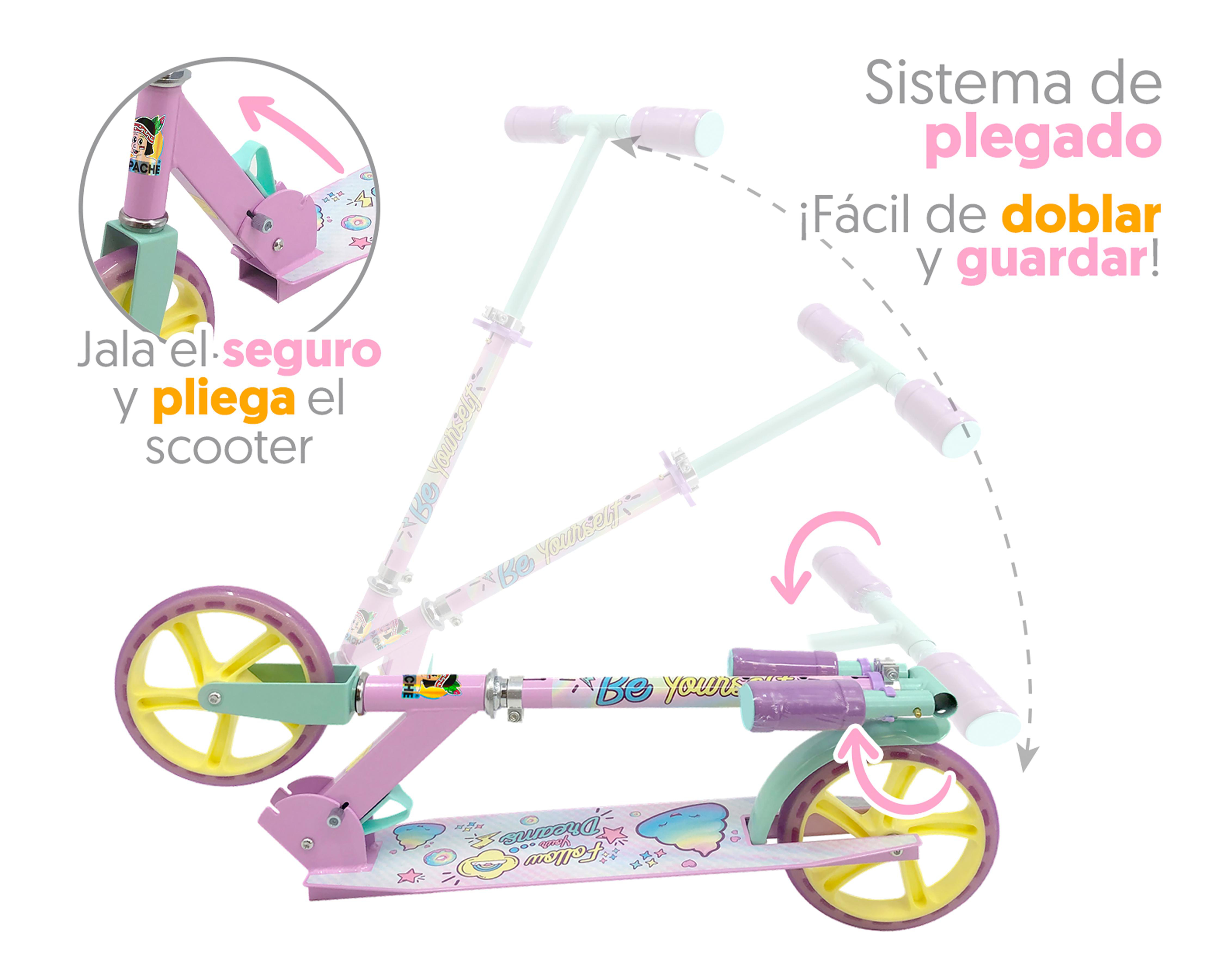 Foto 5 pulgar | Scooter Apache Rush Girl Glam Ajustable