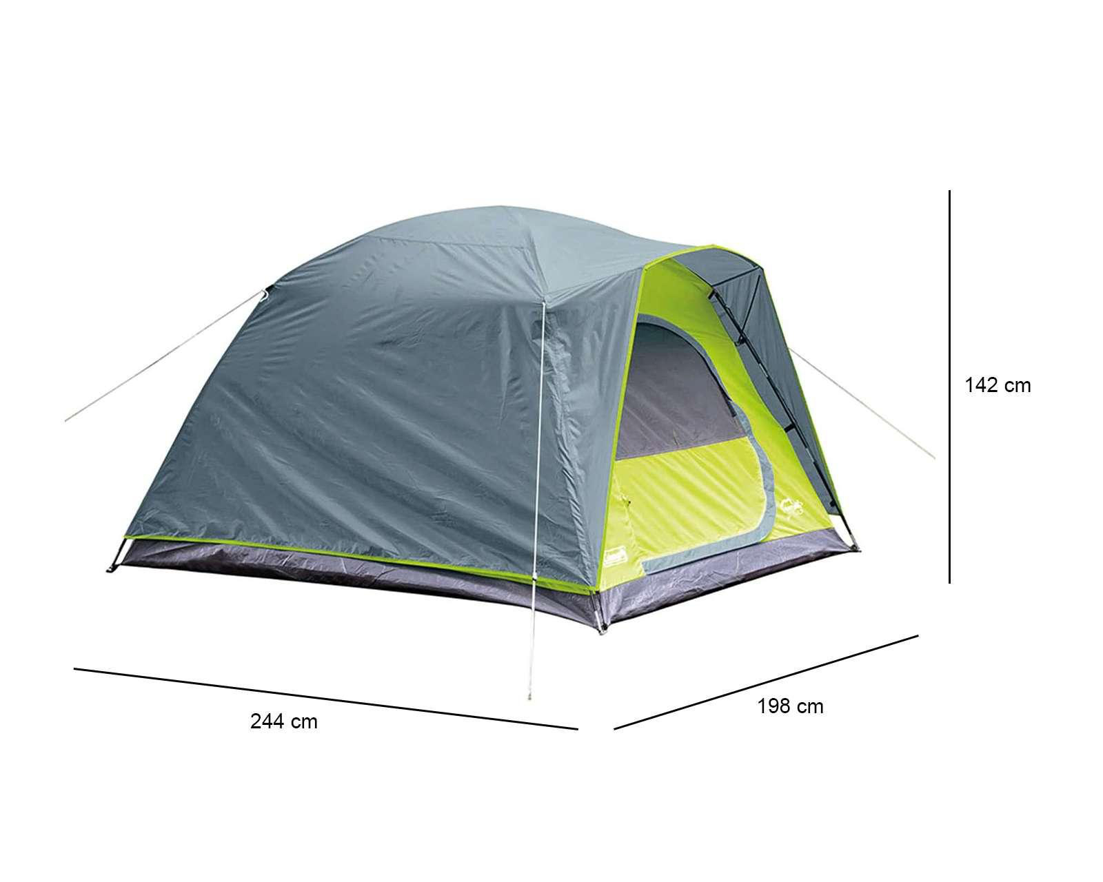 Foto 4 | Casa de Campaña Coleman Carpa Verde para 4 Personas