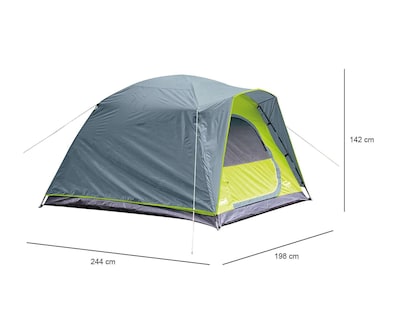 Foto 4 | Casa de Campaña Coleman Carpa Verde para 4 Personas