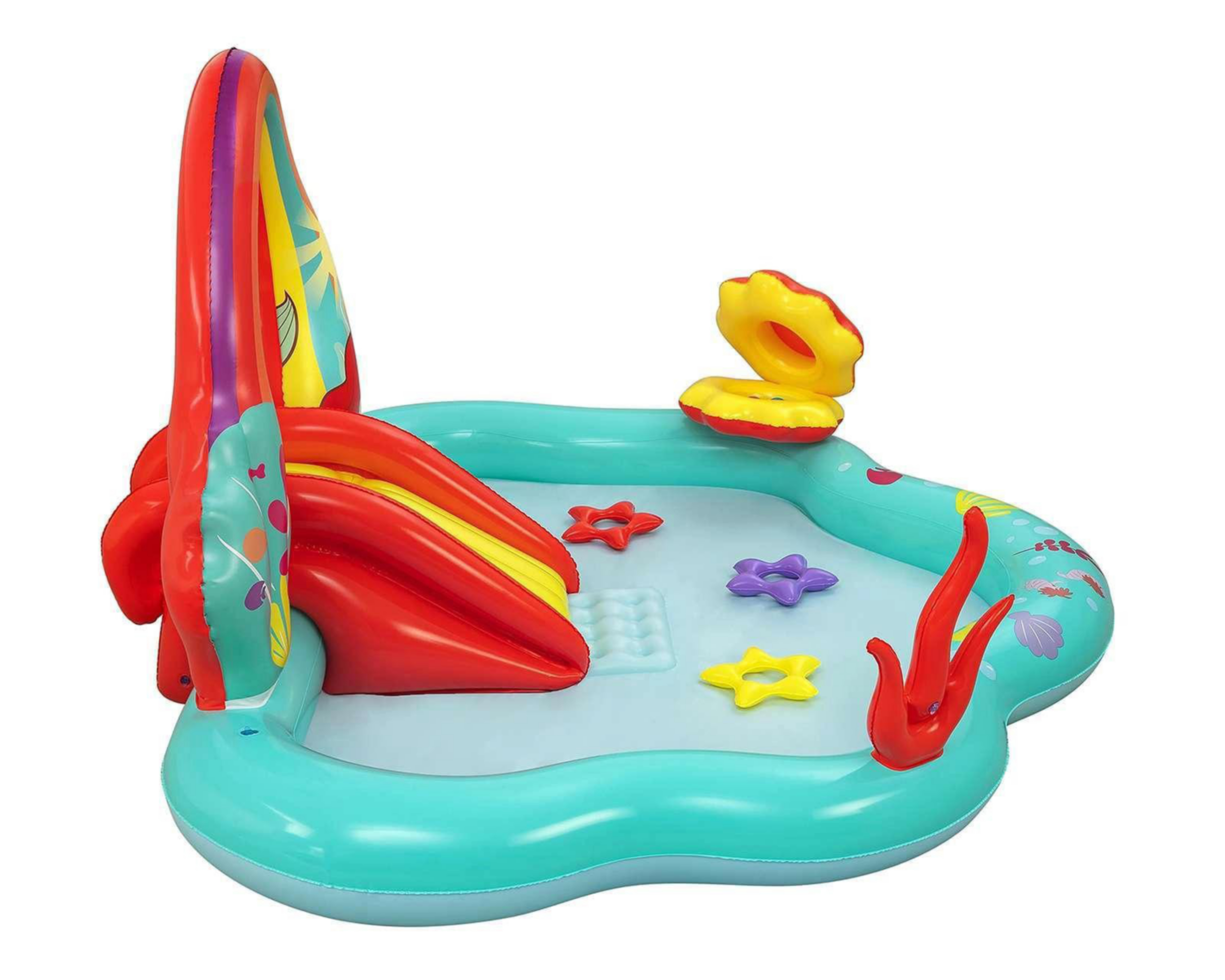 Foto 5 pulgar | Alberca Infantil Bestway La Sirenita 165 L 206 x 211 x 127 cm