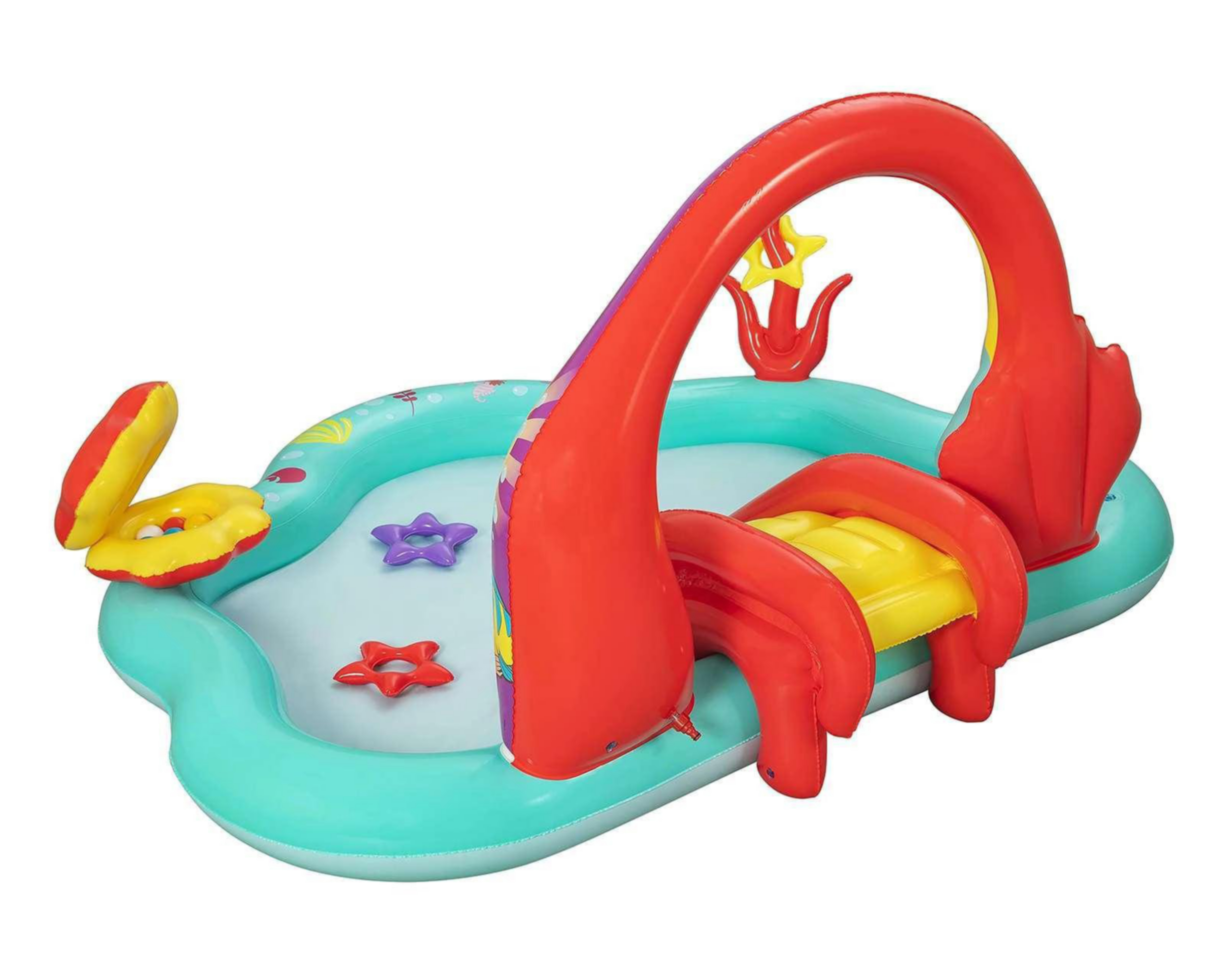 Foto 8 pulgar | Alberca Infantil Bestway La Sirenita 165 L 206 x 211 x 127 cm