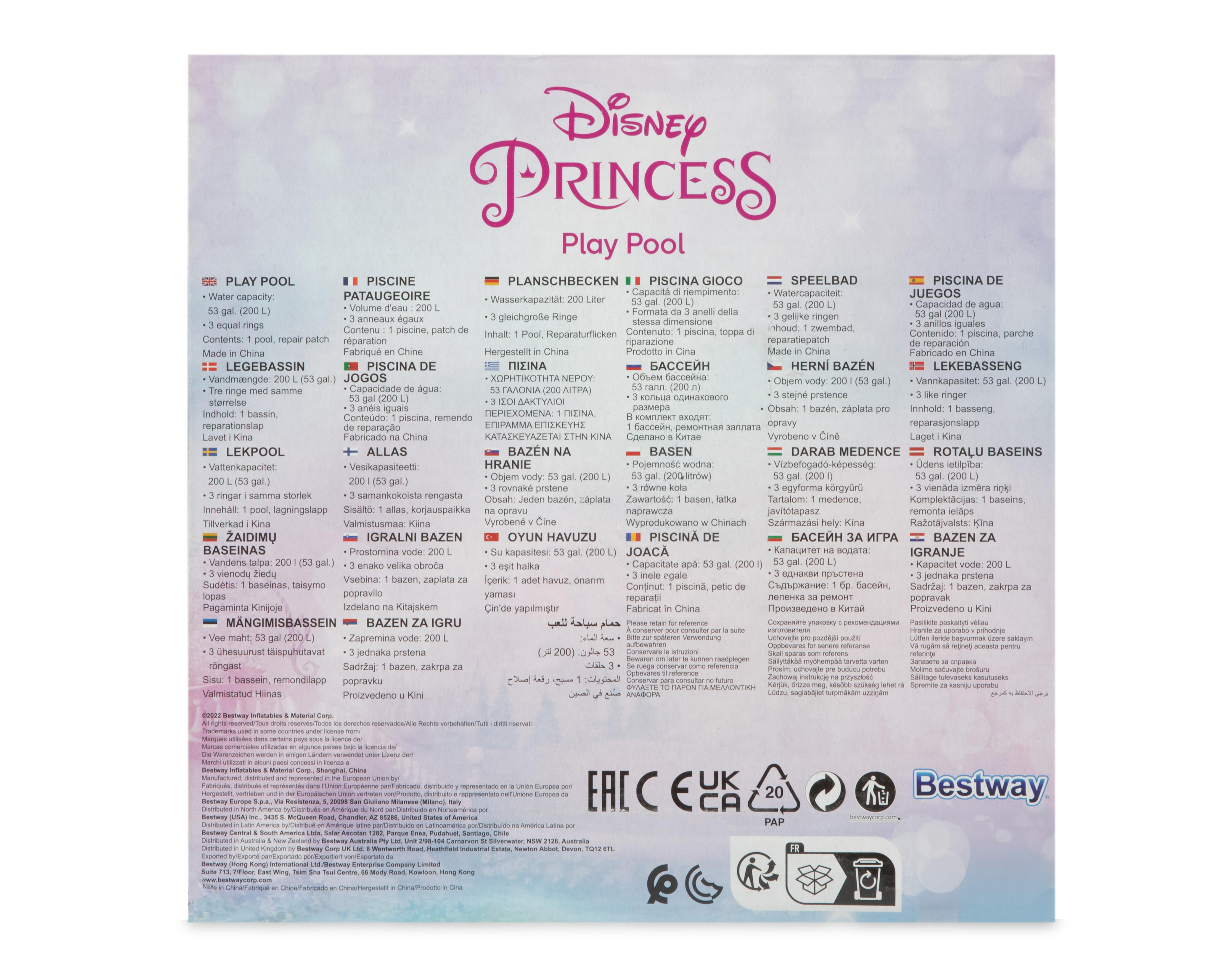 Foto 4 pulgar | Alberca Infantil Redonda Bestway Princesas 200 L 122 x 30 cm