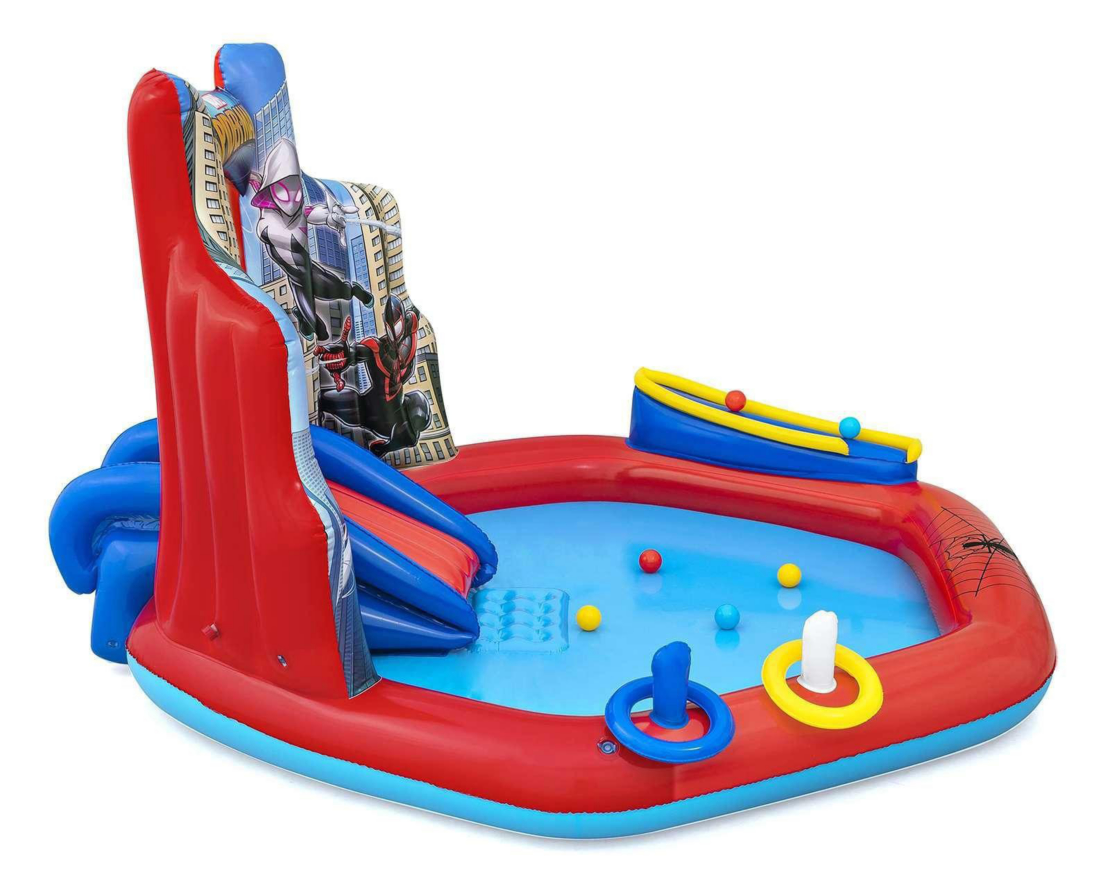 Foto 5 pulgar | Alberca Infantil Bestway Spider-Man 165 L 206 x 211 x 127 cm