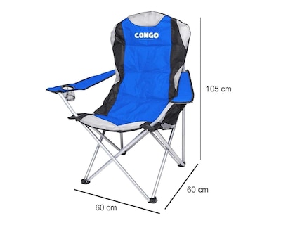 Foto 5 | Silla Plegable Congo GMFC-3129 Azul
