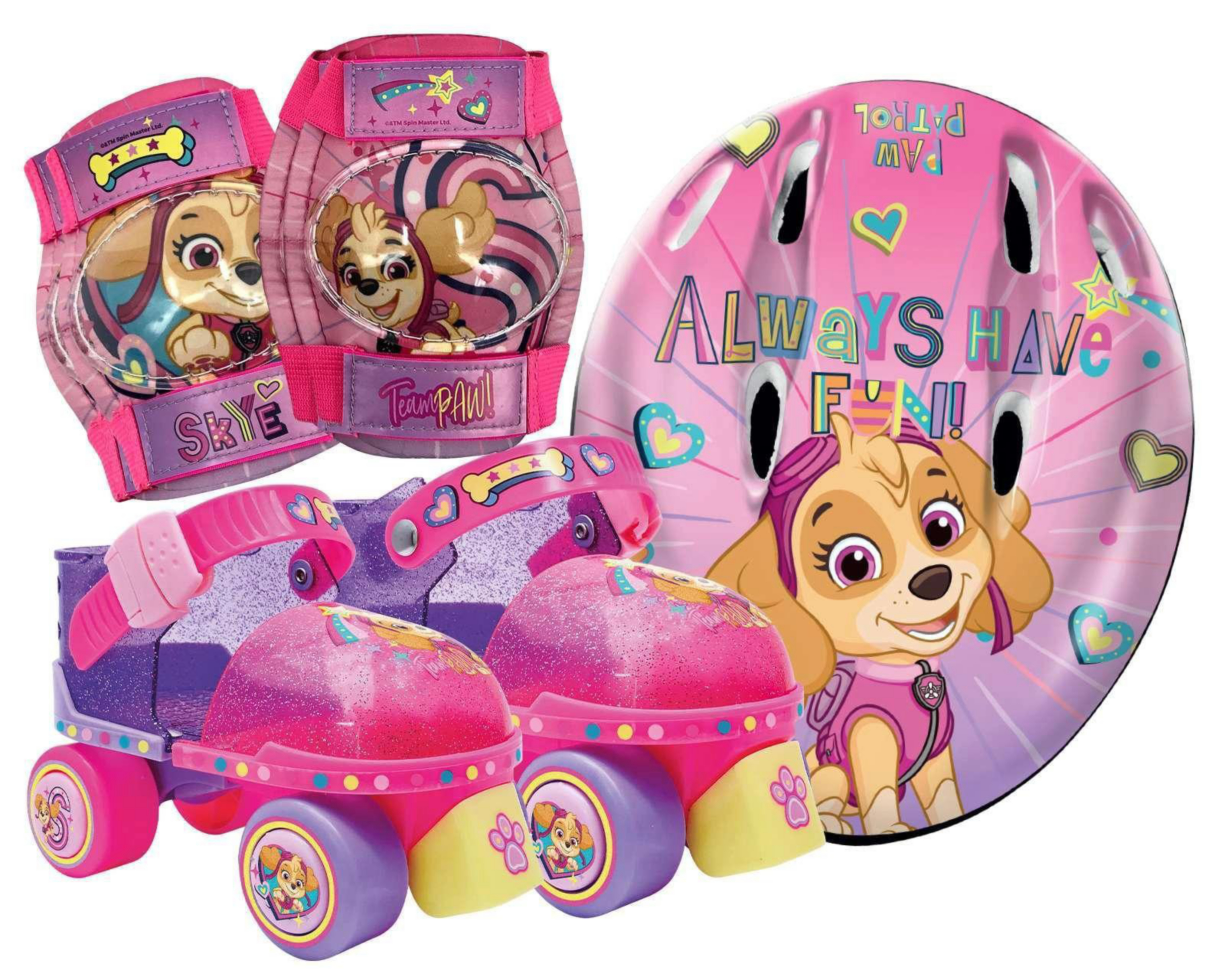 Patines con Accesorios Flying Wheel Paw Patrol Rosa Talla 15 - 18