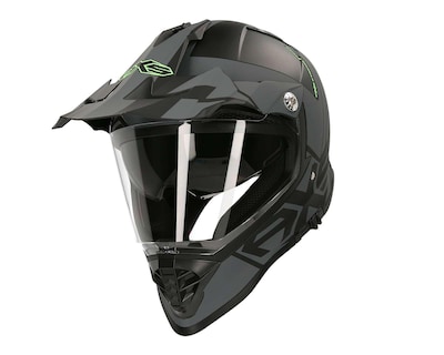 Foto 1 | Casco para Motociclista Axus Extragrande Abatible Negro